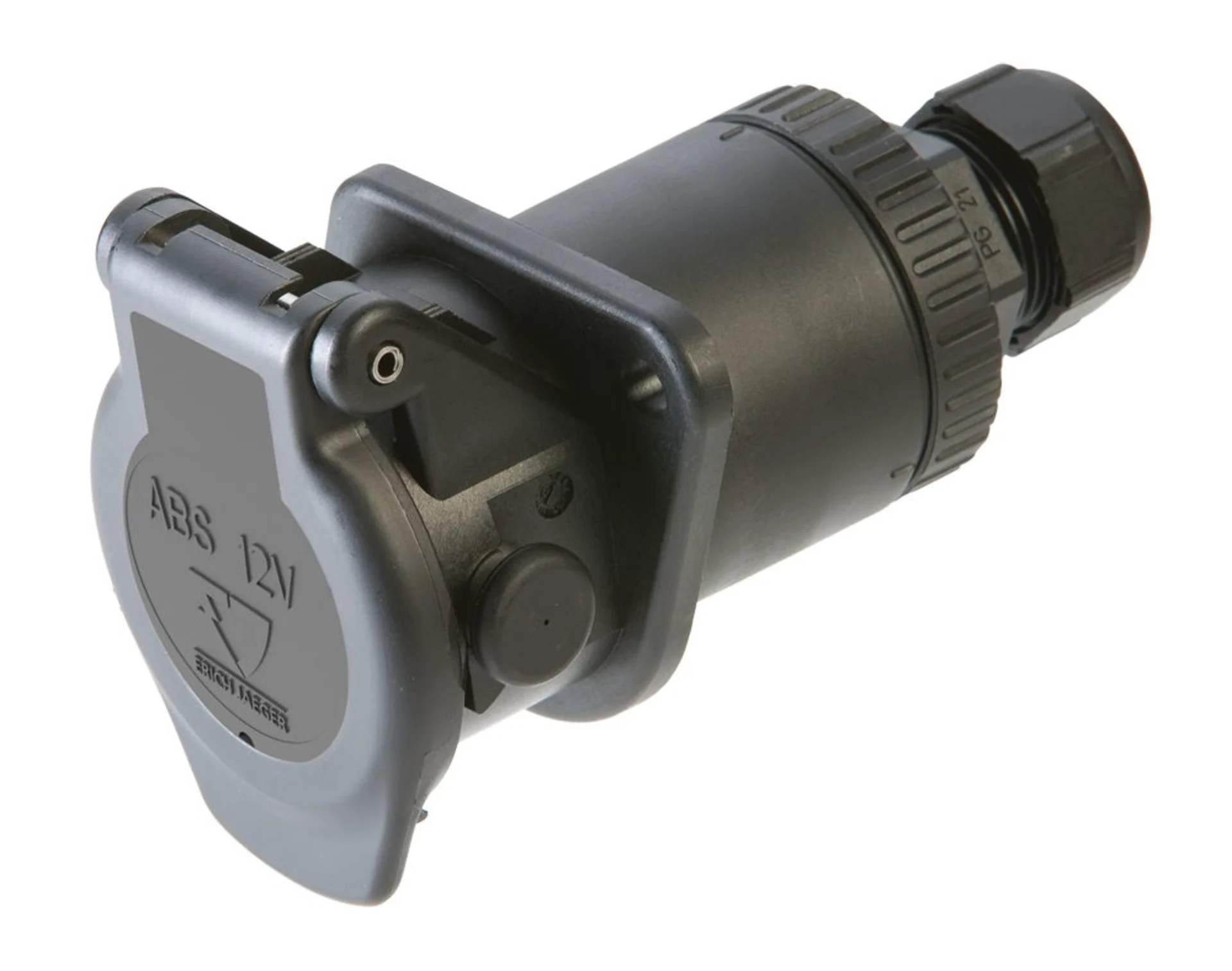 ABS/EBS - Steckdose 7-pol. 12V, ADR/GGVS Crimpkontakte, Kabel-ø: 9.0-16.0mm ABS/EBS - Steckdose 7-pol. 12V, ADR/GGVS Crimpkontakte, Kabel-ø: 9.0-16.0mm