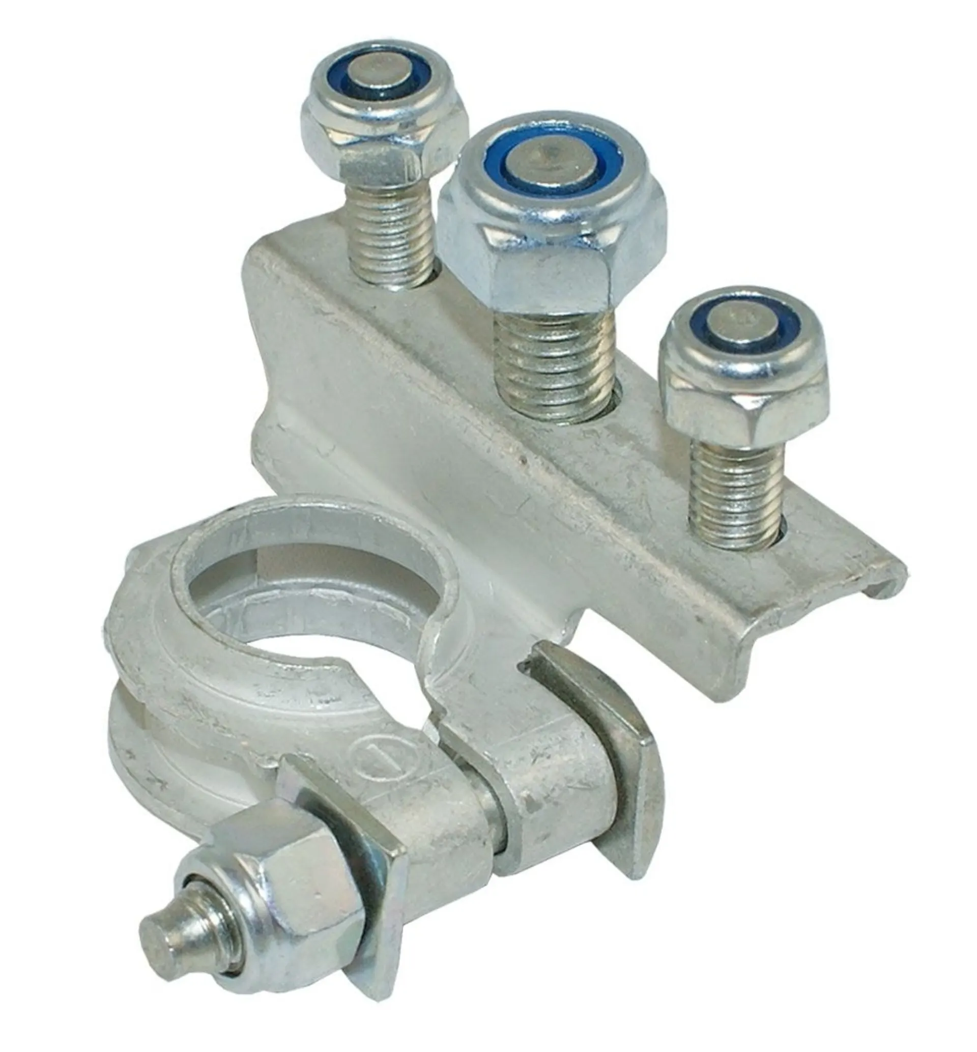 Borne de batterie négative - 3 connexions Borne de batterie négative - 3 connexions