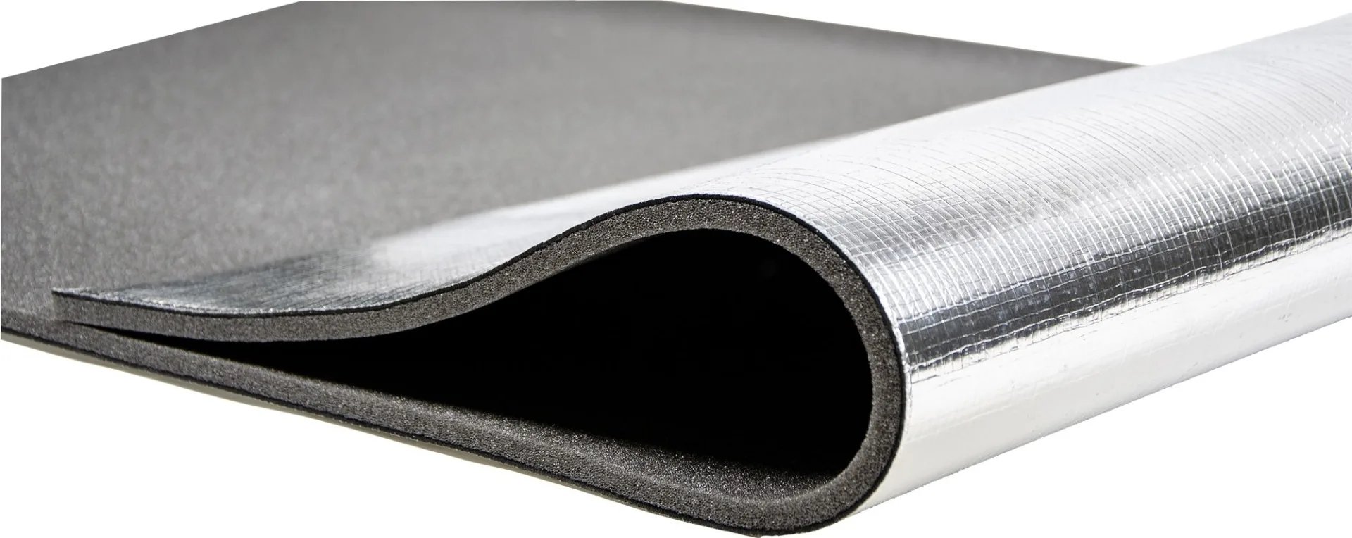 Tapis d'isolation acoustique Armacell ArmaComfort Barrier en aluminium, 2 m x 1 m x 4 mm