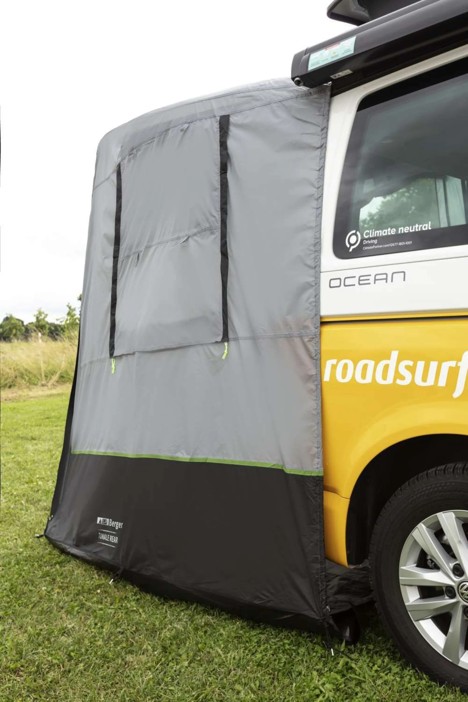 Berger Tonale Rear Bus Heckzelt VW T5 / T6 grau/ schwarz