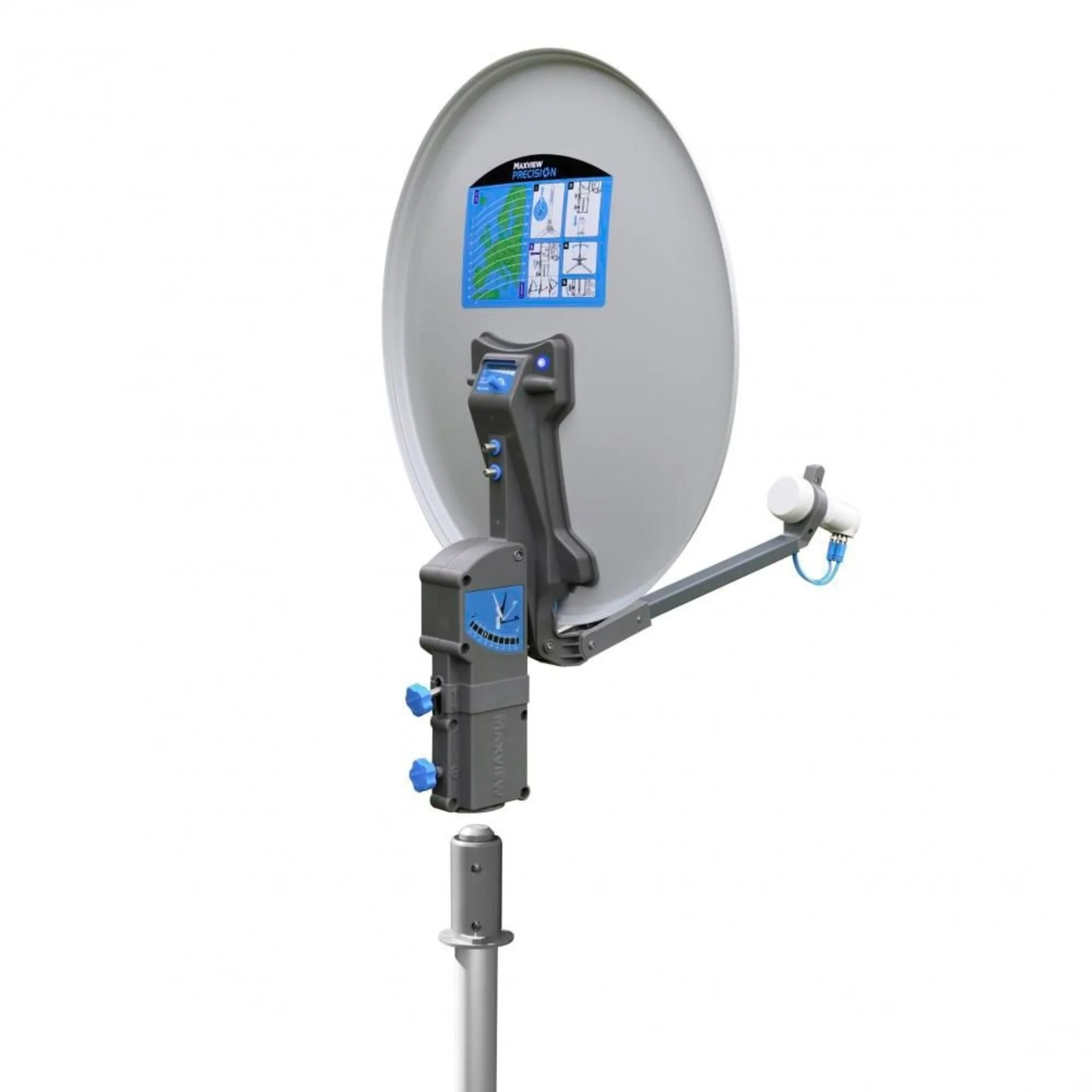 Maxview Precision I.D Système satellite manuel simple 65 cm