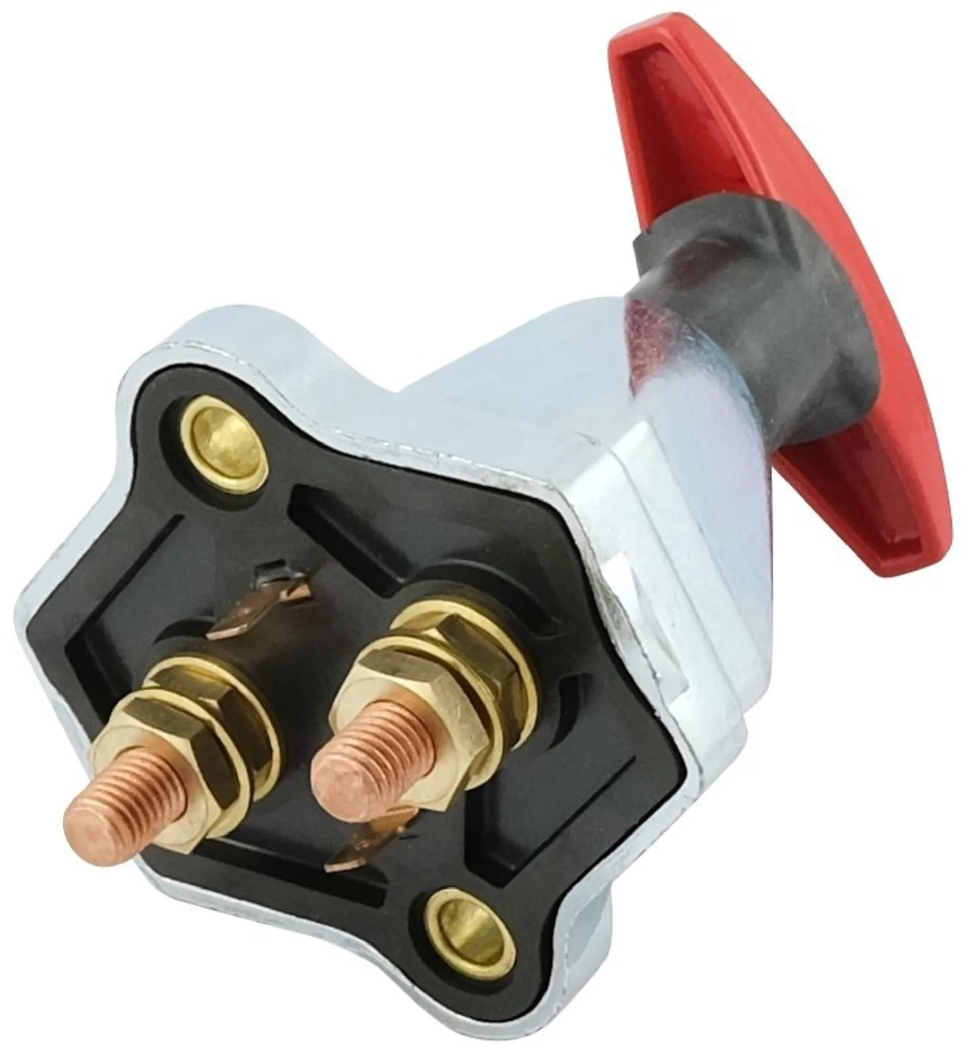 Batterietrennschalter LKW 350 A max. 24 V / 2x M10, 2x 6.3 mm / IP67 Batterietrennschalter LKW 350 A max. 24 V / 2x M10, 2x 6.3 mm / IP67