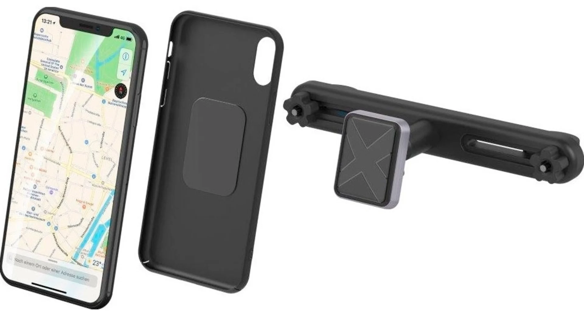 XLayer Magfix Support magnétique pour smartphone et tablette pour appuie-tête XLayer Magfix Support magnétique pour smartphone et tablette pour appuie-tête