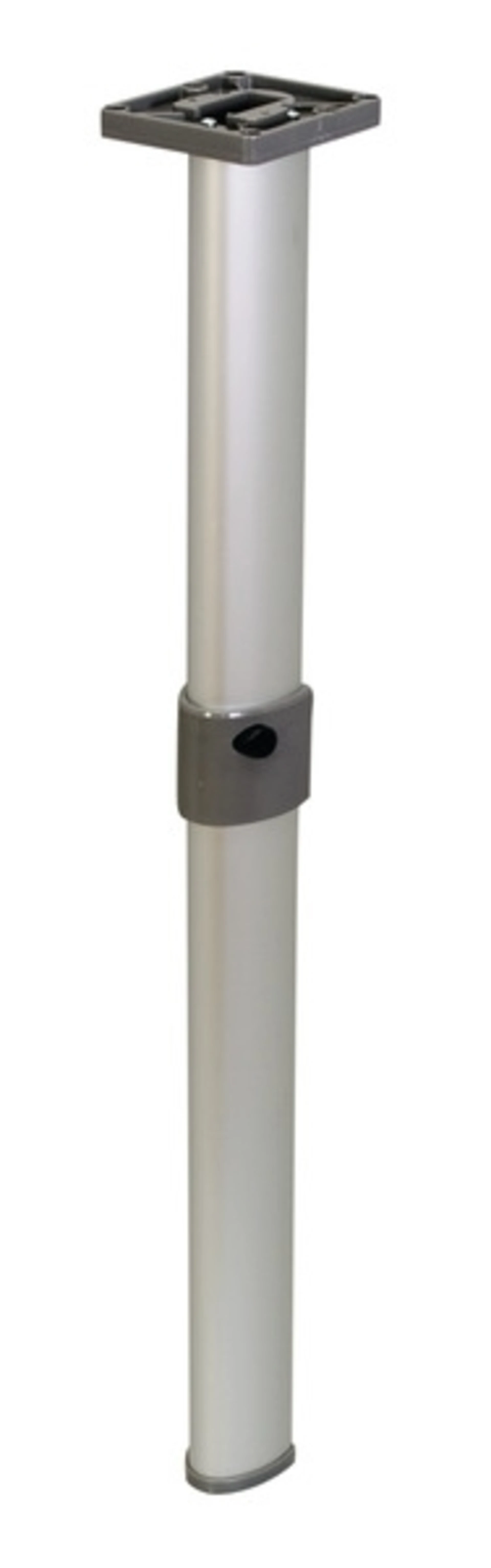 Gelenktischfuß - Mattsilber - Gelenk Mitte - L 675 / 315 mm