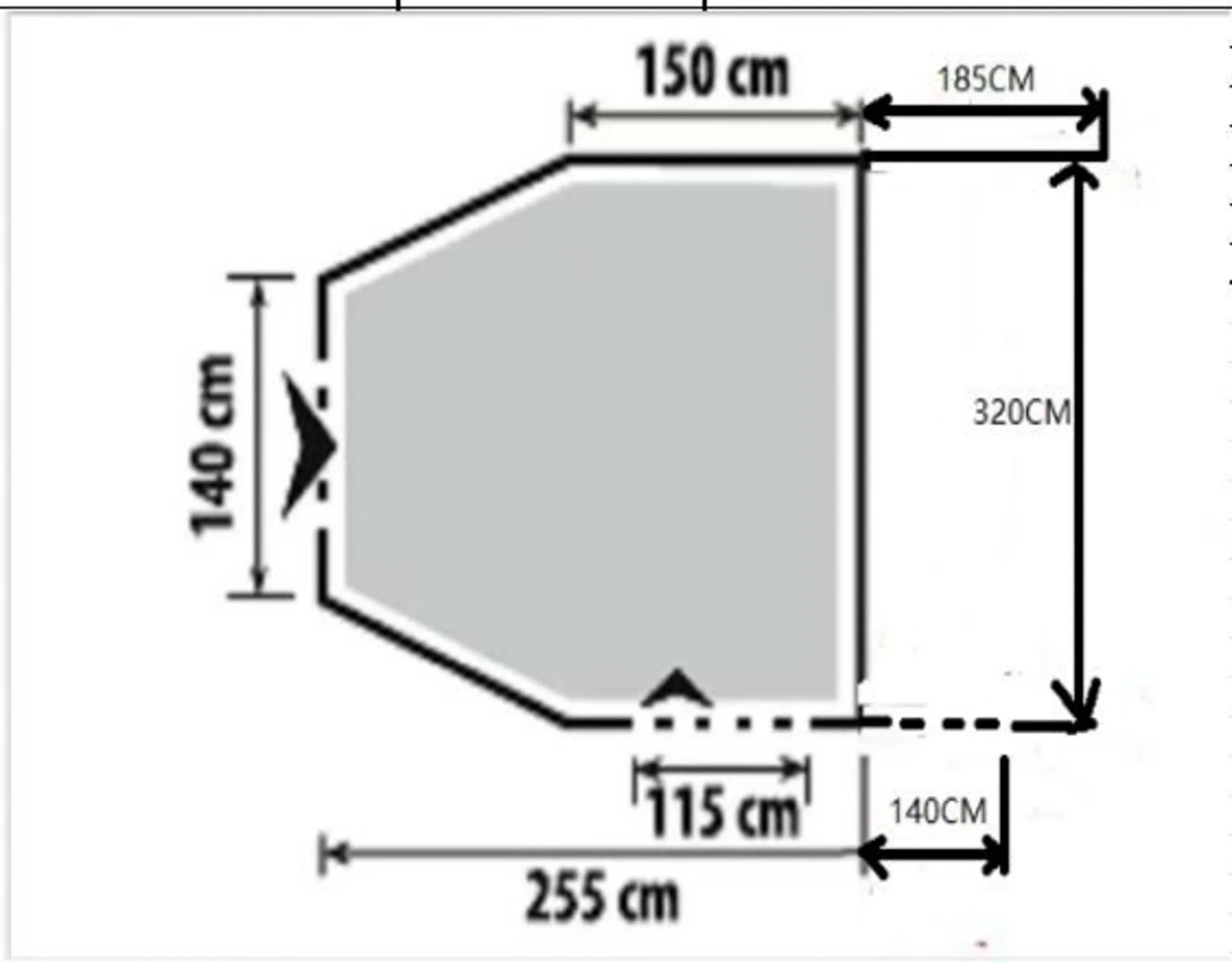 Berger Touring Easy Air Rear aufblasbares Heckzelt für VW T5/T6