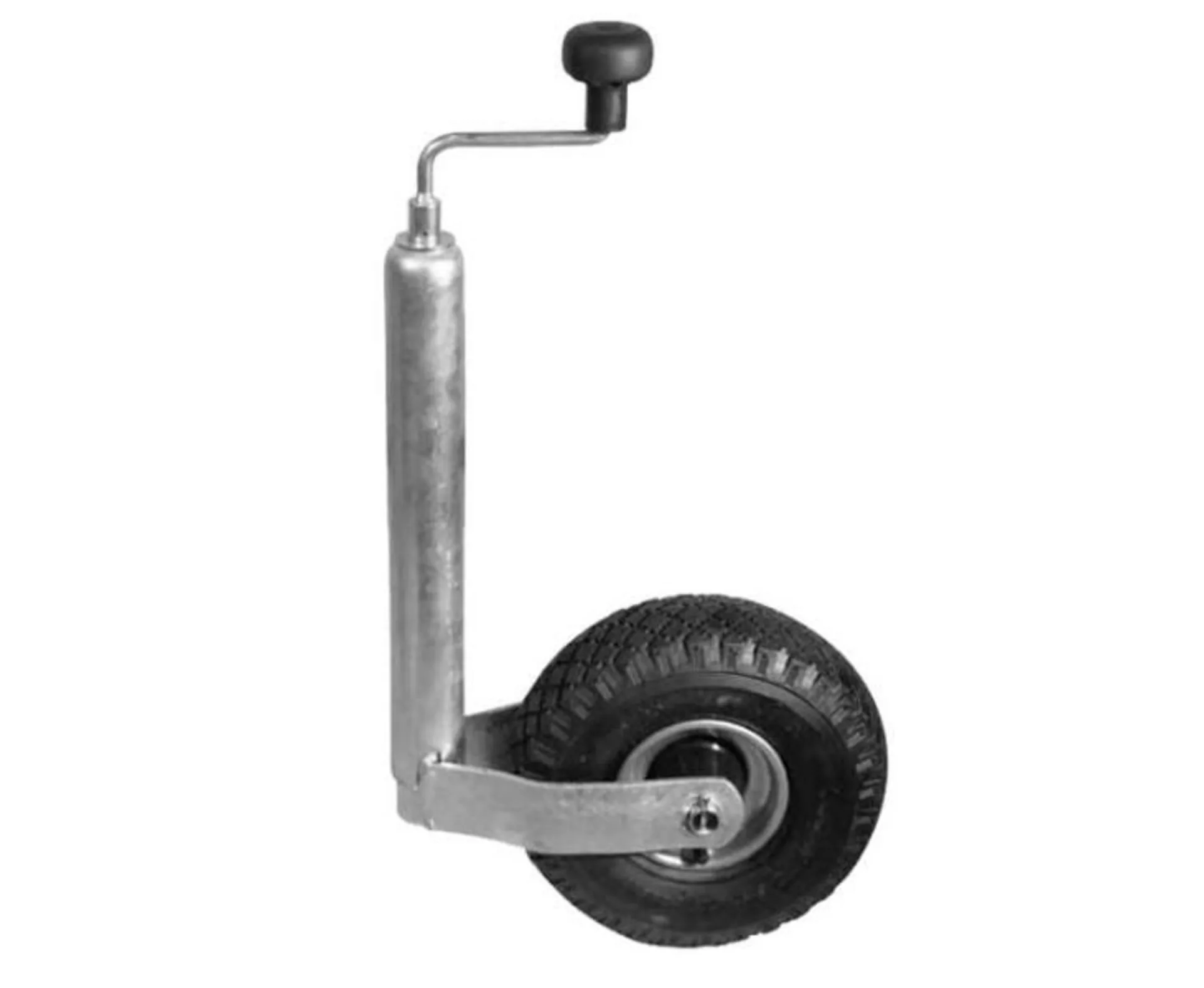 Roue d'appui Winterhoff avec pneu et jante en tôle d'acier