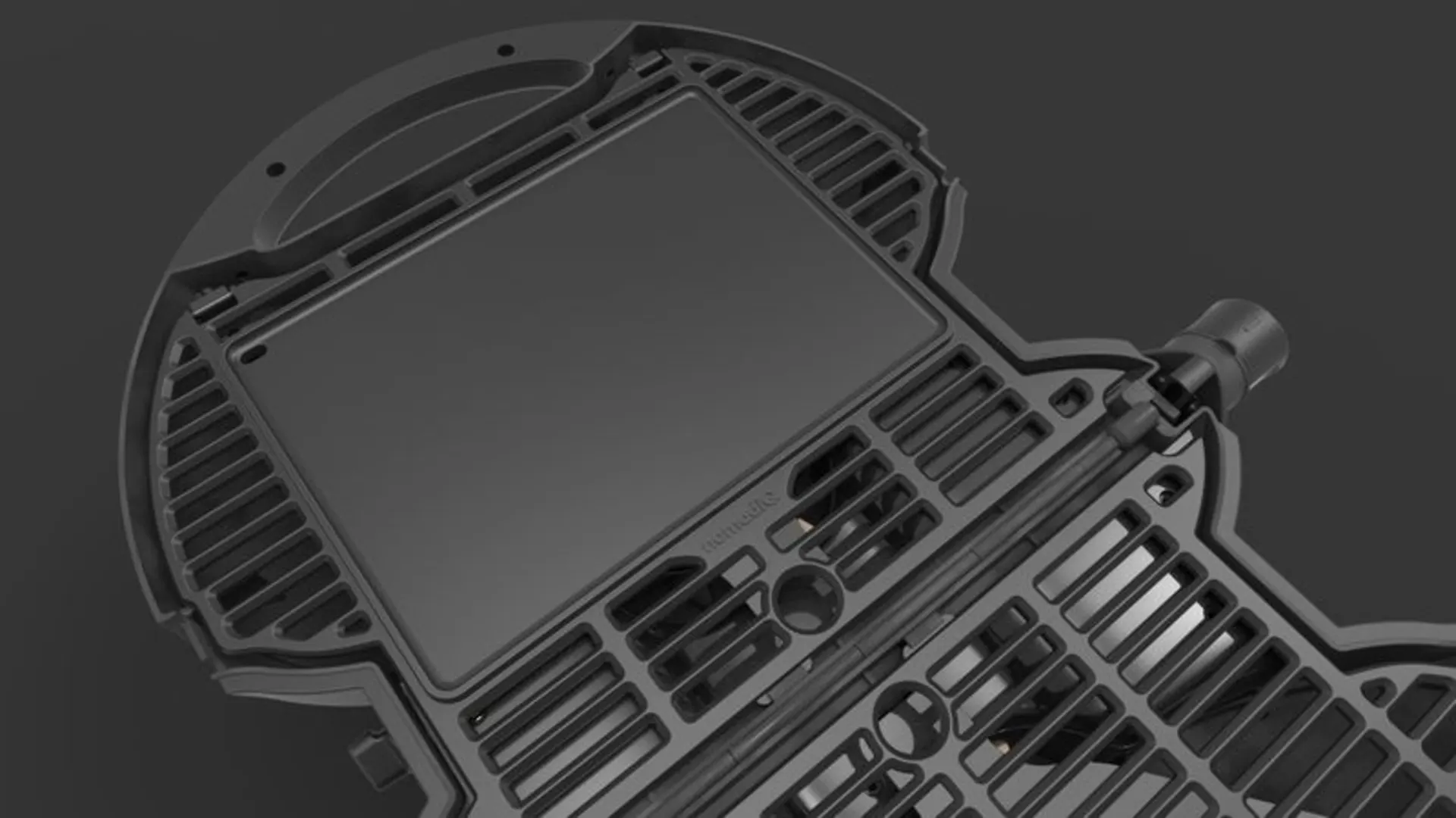 Grille de cuisson en aluminium, fermée, 27x35cm, 500g