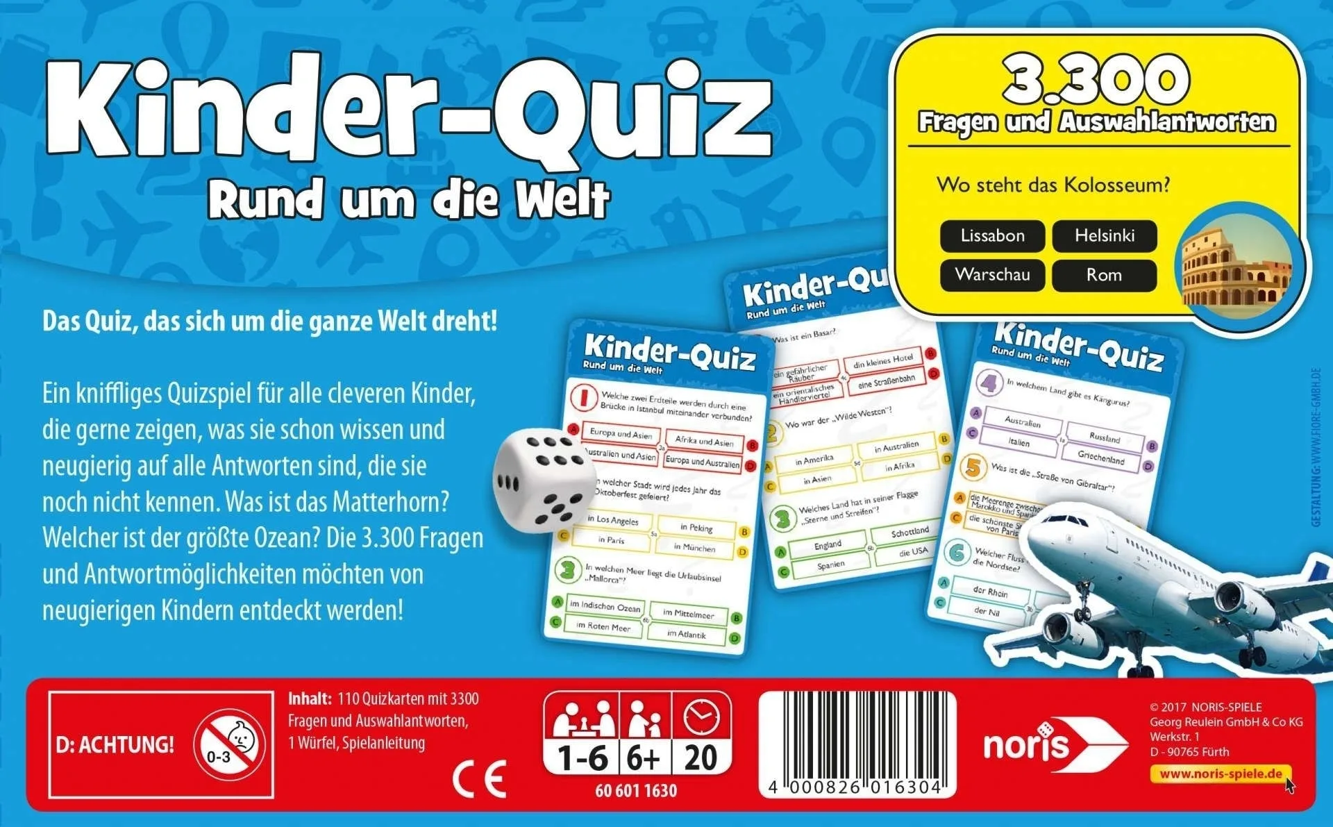 Kinderquiz für schlaue Kids Rund um die Welt