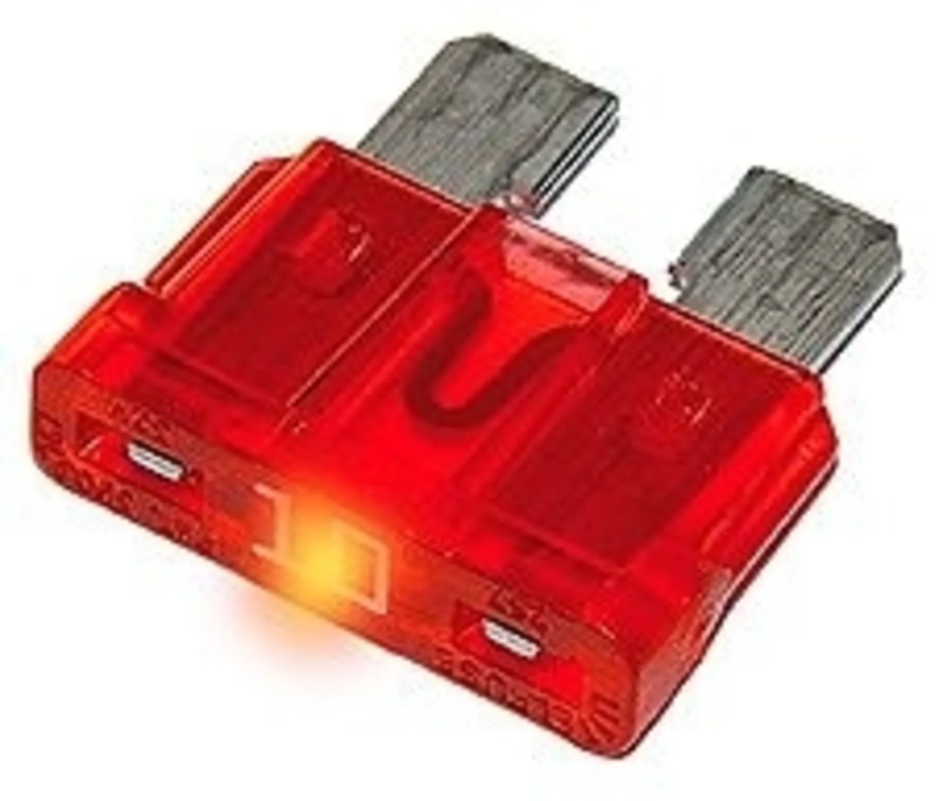 Sicherung Type ATO mit LED 10 A mit LED-Ausfallanzeige, max. 32 V Sicherung Type ATO mit LED 10 A mit LED-Ausfallanzeige, max. 32 V