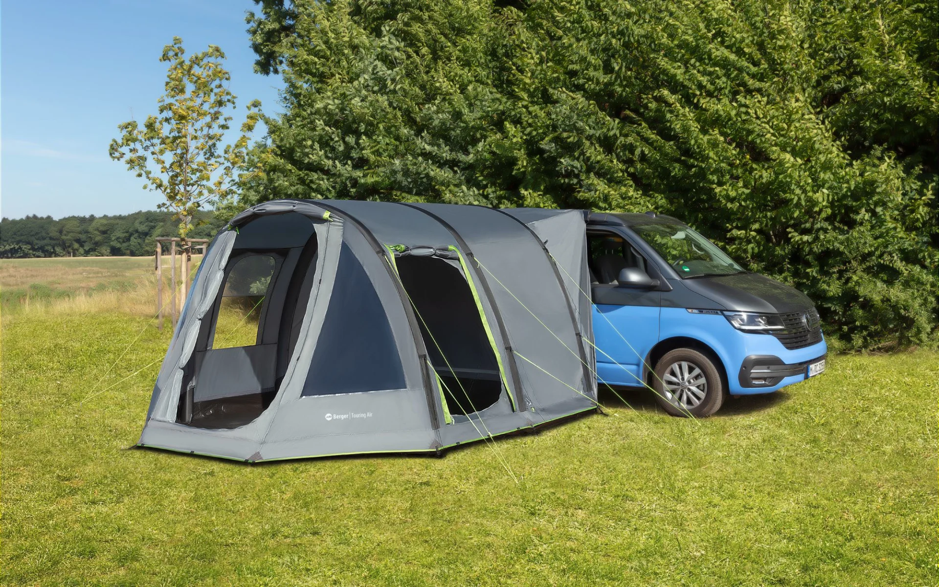 Berger Touring Air Luftvorzelt für Campingbus mit aufblasbarem Gestänge