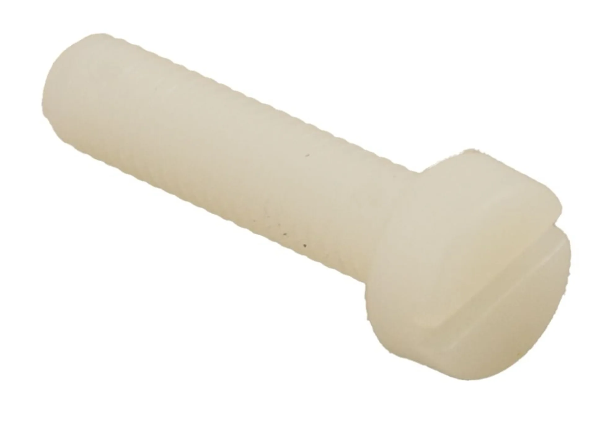 Vis à tête cylindrique fendue, polyamide, M5 x 20 mm