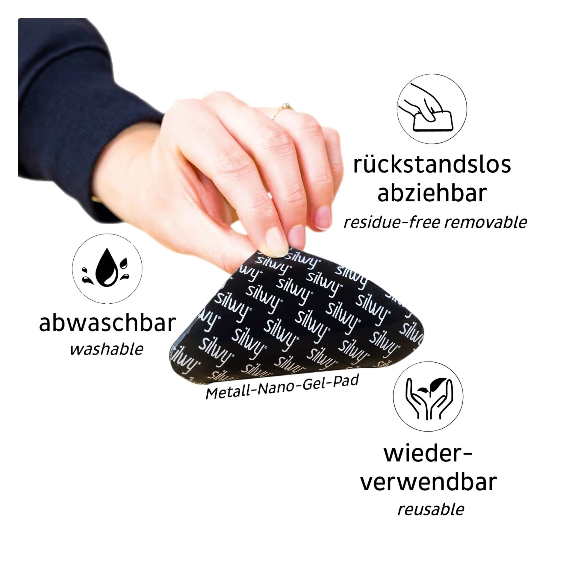 Silwy Magnet-Tassen "Camping" 2er-Set inkl. Metall-Nano-Pads