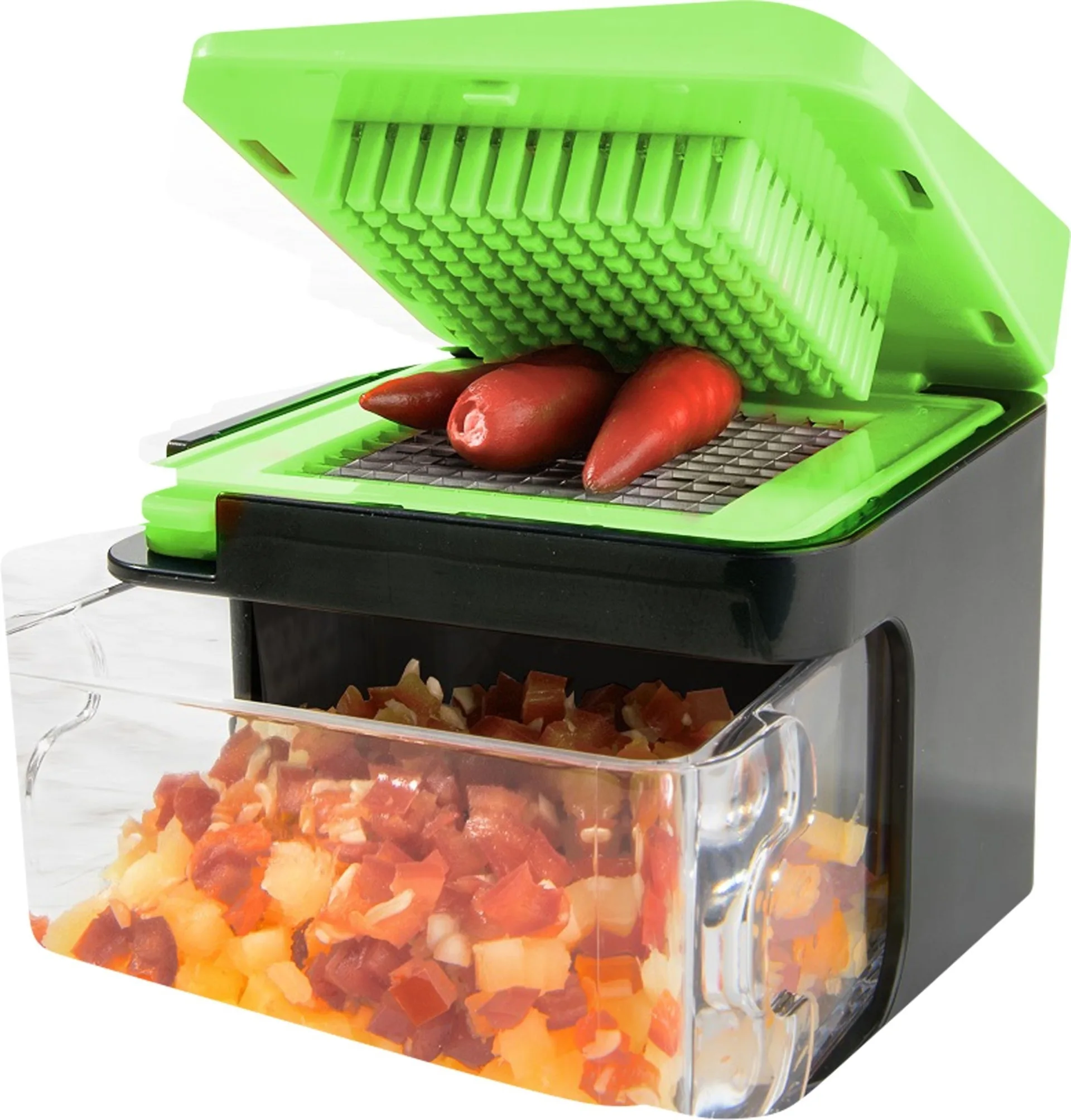 Nicer Dicer Spicy Gemüseschneider 5-teilig grün
