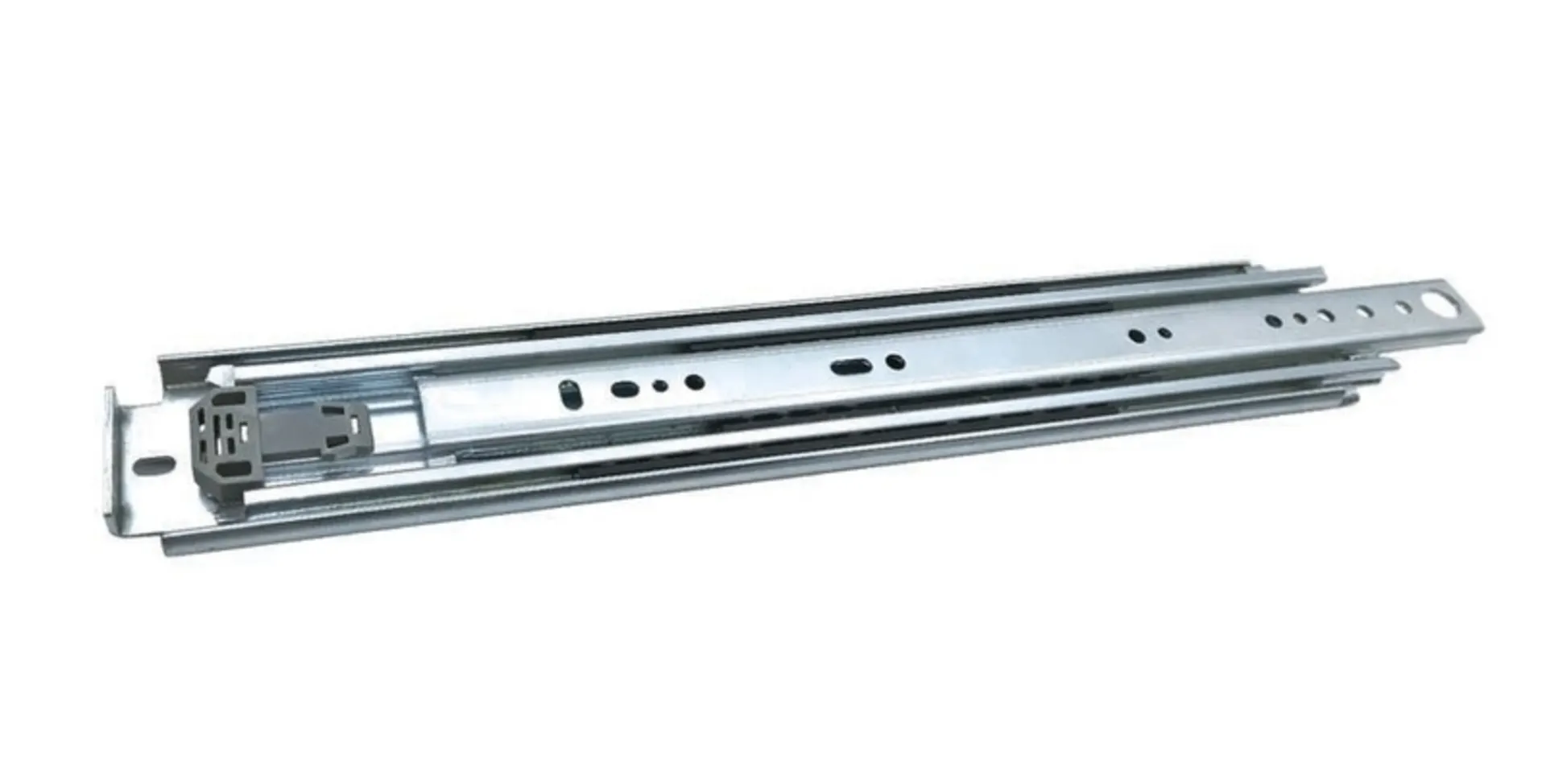 Coulisse en acier avec une capacité de charge de 227kg, longueur 762mm, galvanisée (1 paire) Coulisse en acier avec une capacité de charge de 227kg, longueur 762mm, galvanisée (1 paire)