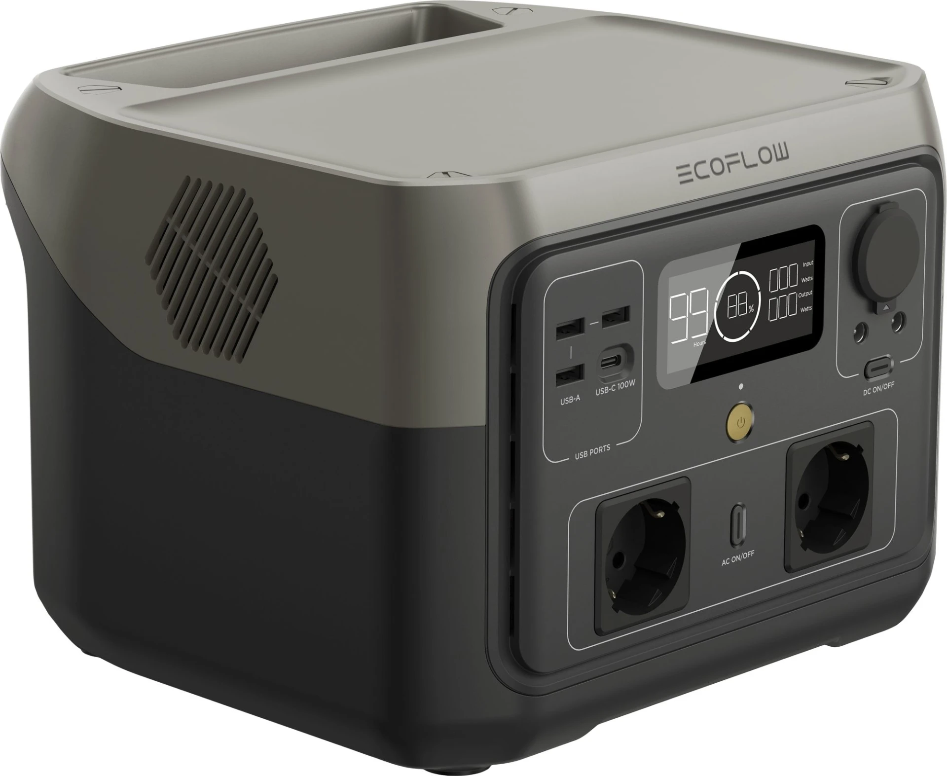 EcoFlow River 2 Max Powerstation 500 W reine Sinuswelle