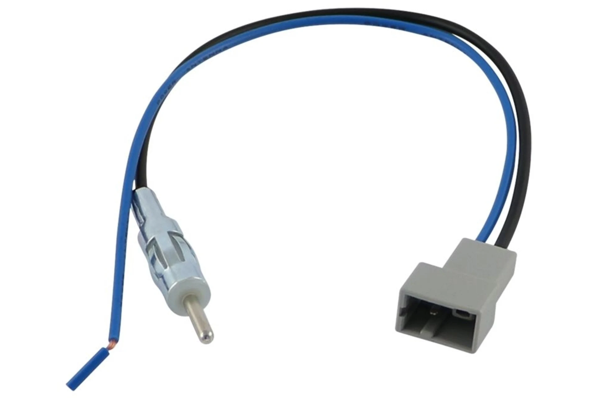 GT13 weiblich > DIN männlich Antennenadapter + Stromkabel für Phantomspeisung