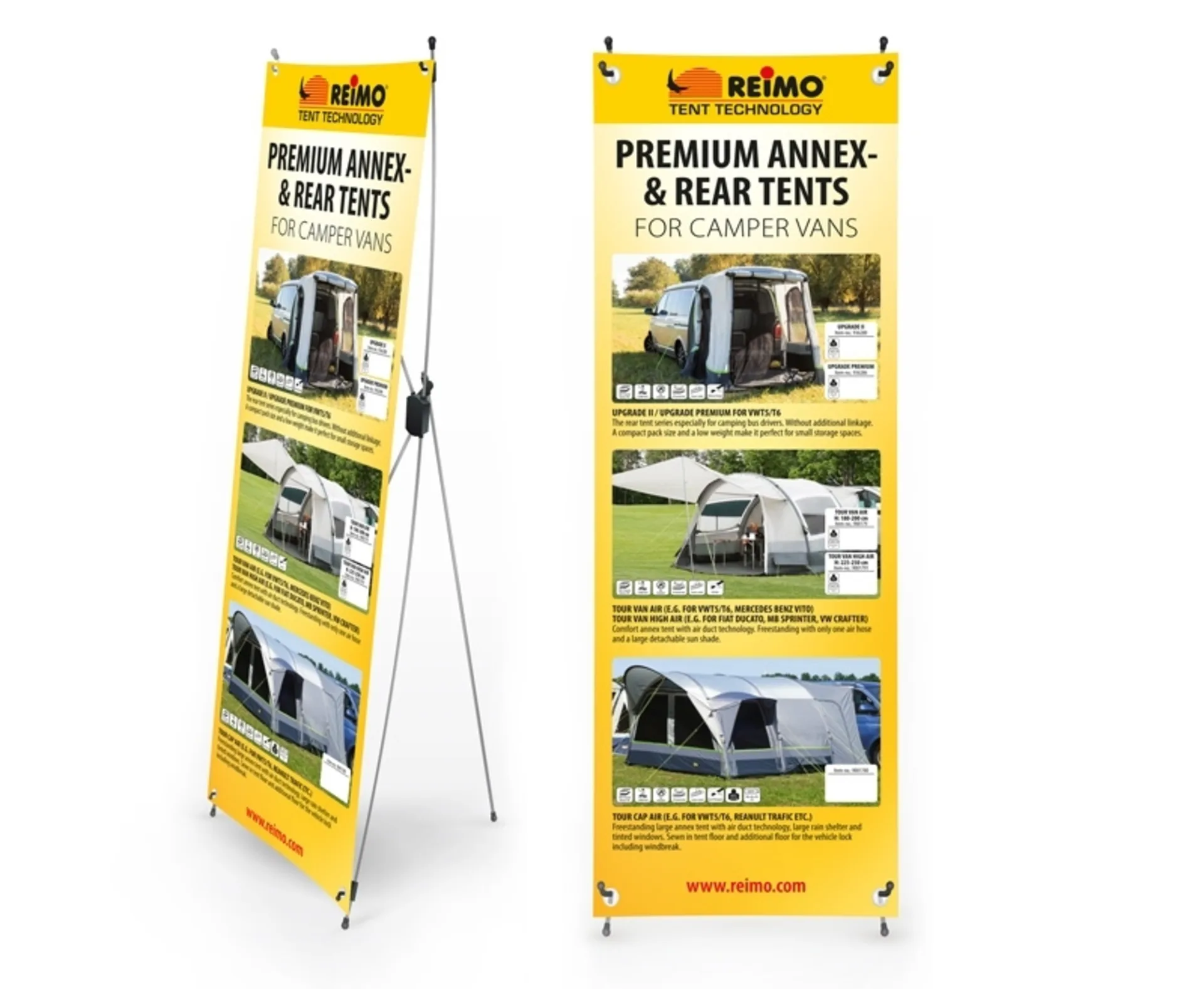Tent Tec,X-Banner Tente à air pour camping-cars en anglais (taille : 600x1800mm) - La publicité idéale pour les showrooms et les salons professionnels