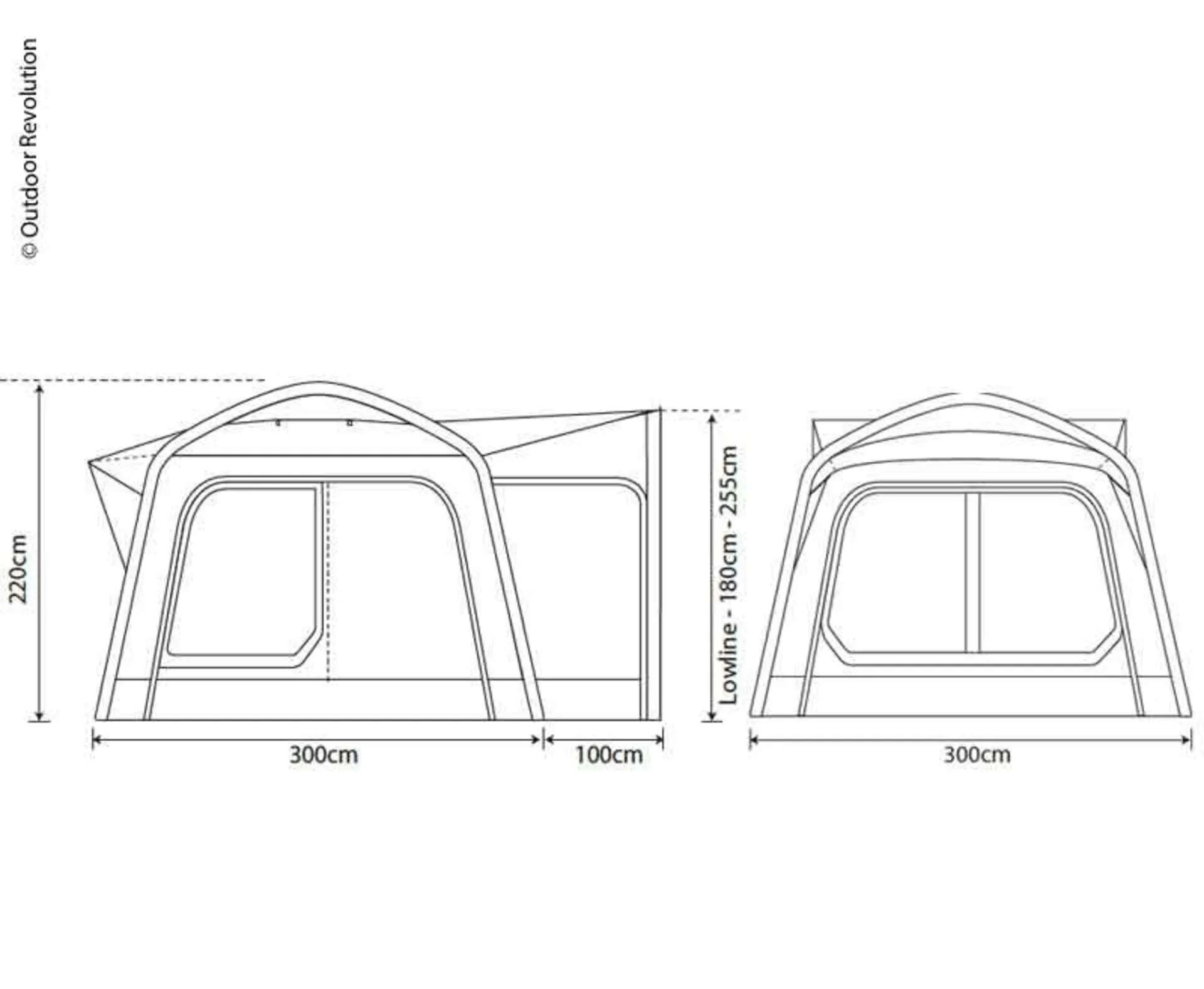 Outdoor Revolution Movelite 1 Busvorzelt