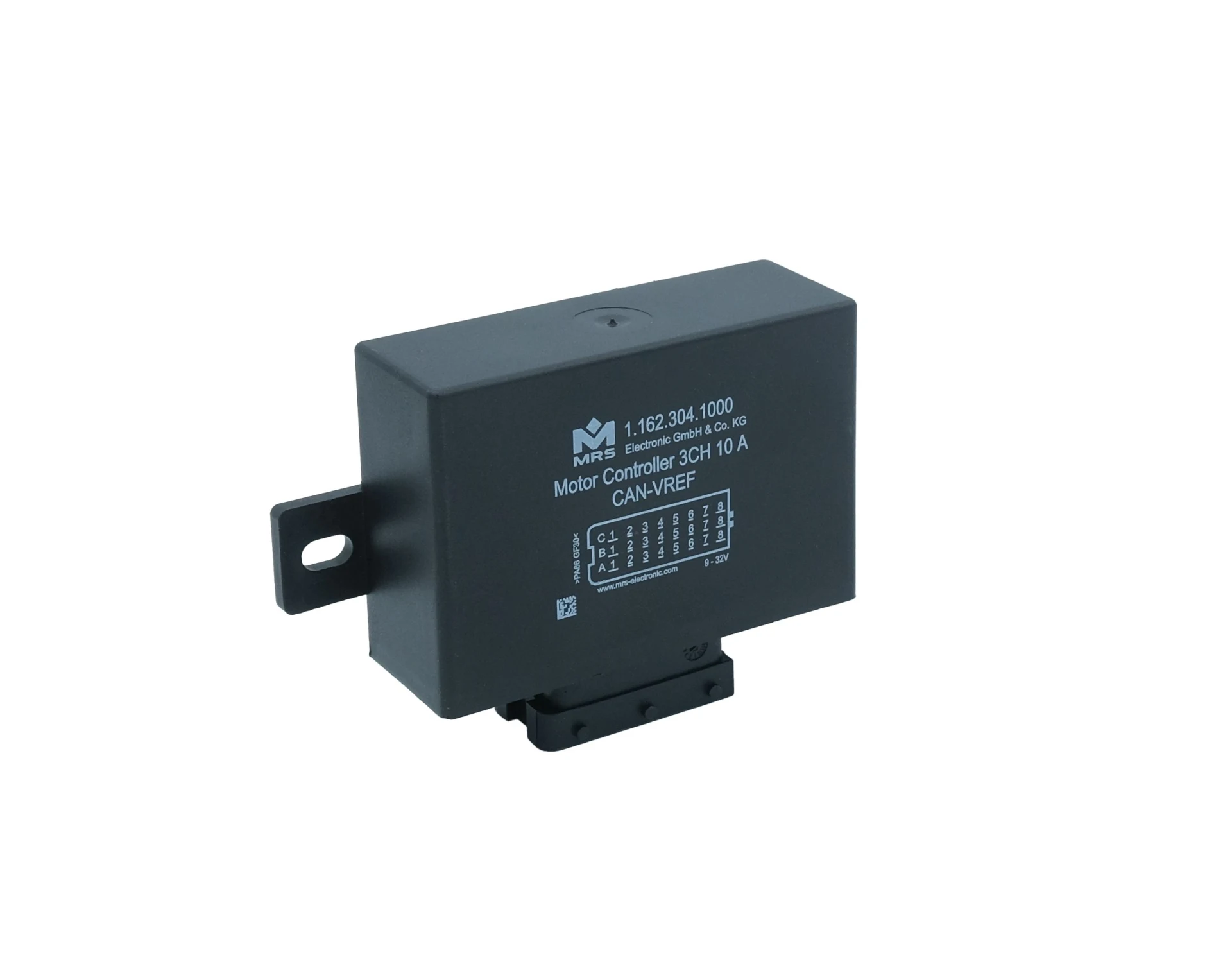 Contrôleur de moteur triple 10 A / CAN 12/24 V Contrôleur programmable étanche pour 3 sorties moteur de 10 A chacune Contrôleur de moteur triple 10 A / CAN 12/24 V Contrôleur programmable étanche pour 3 sorties moteur de 10 A chacune
