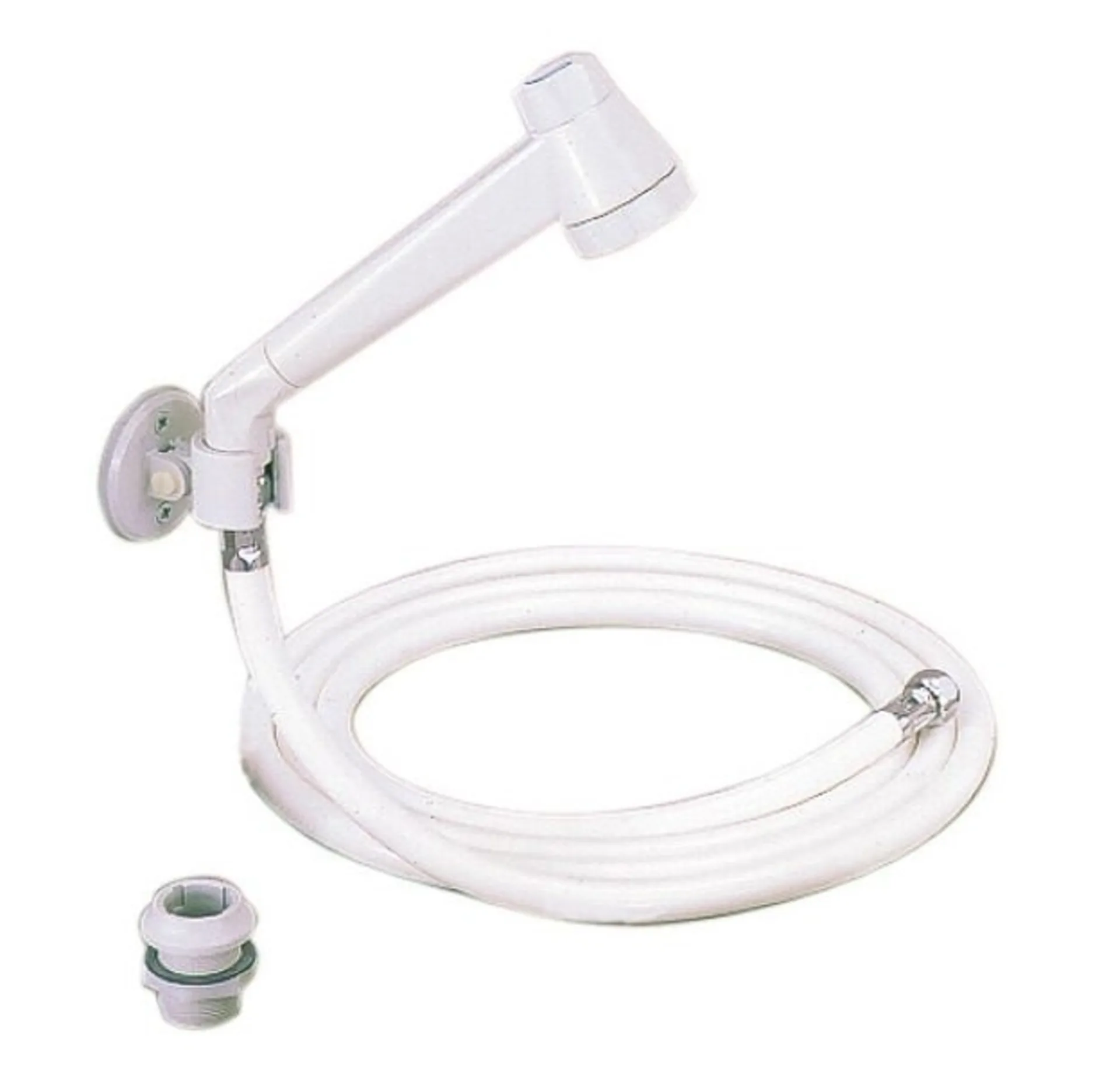 Duschset Modern in Grau mit 2m Schlauch