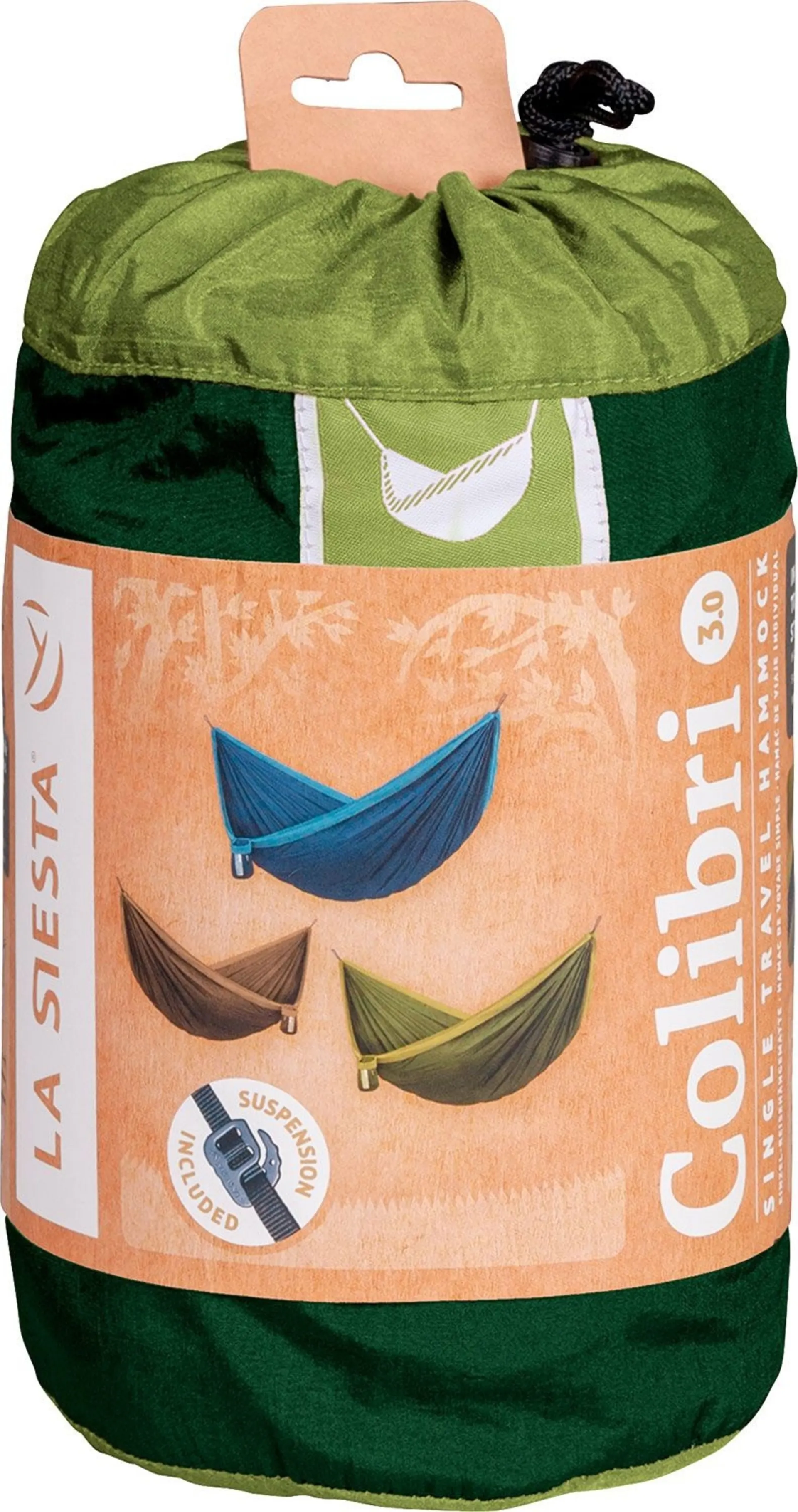 La Siesta Einzel-Reisehängematte Colibri 3.0 Forest