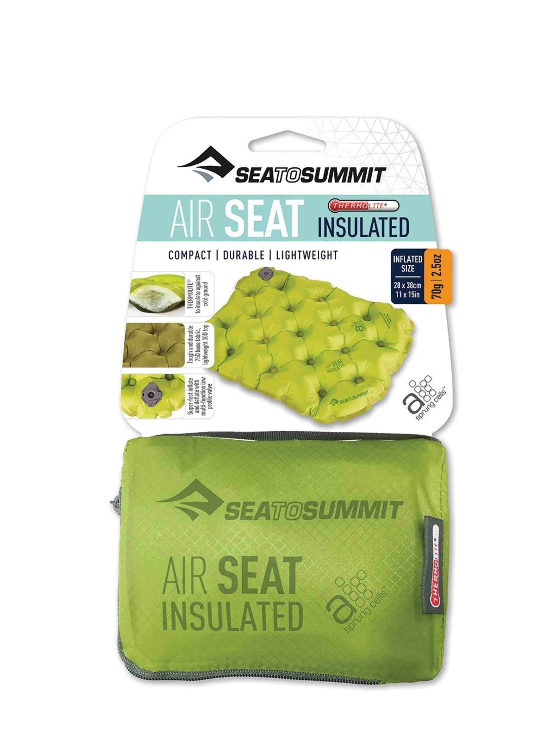 Air Seat olive Coussin de siège Sea to Summit