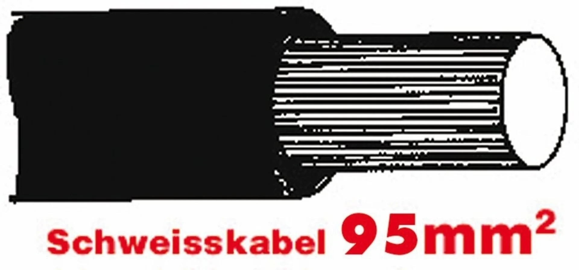 SGF Câble de démarreur très flexible 95mm2