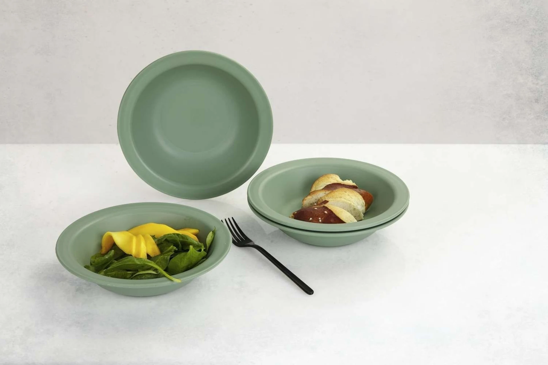 Berger Kynne Assiette à soupe set 4 pcs vert