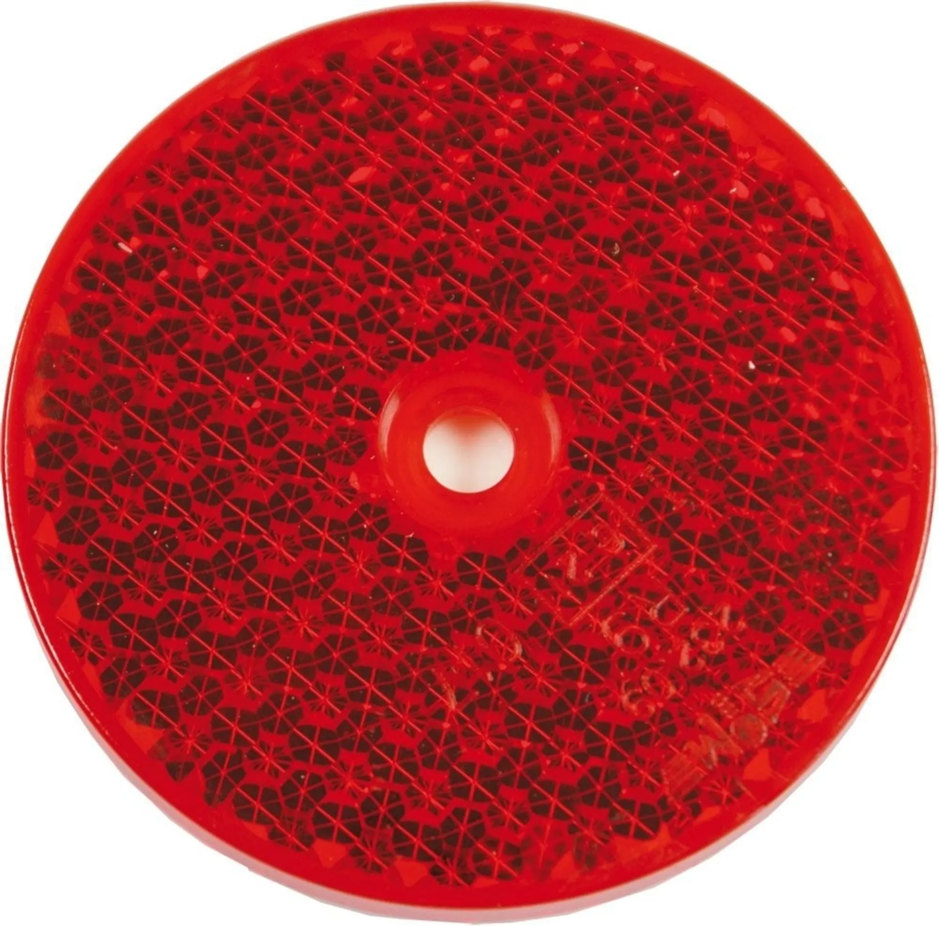 Catadioptre 60mm rouge autocollant Catadioptre 60mm rouge autocollant