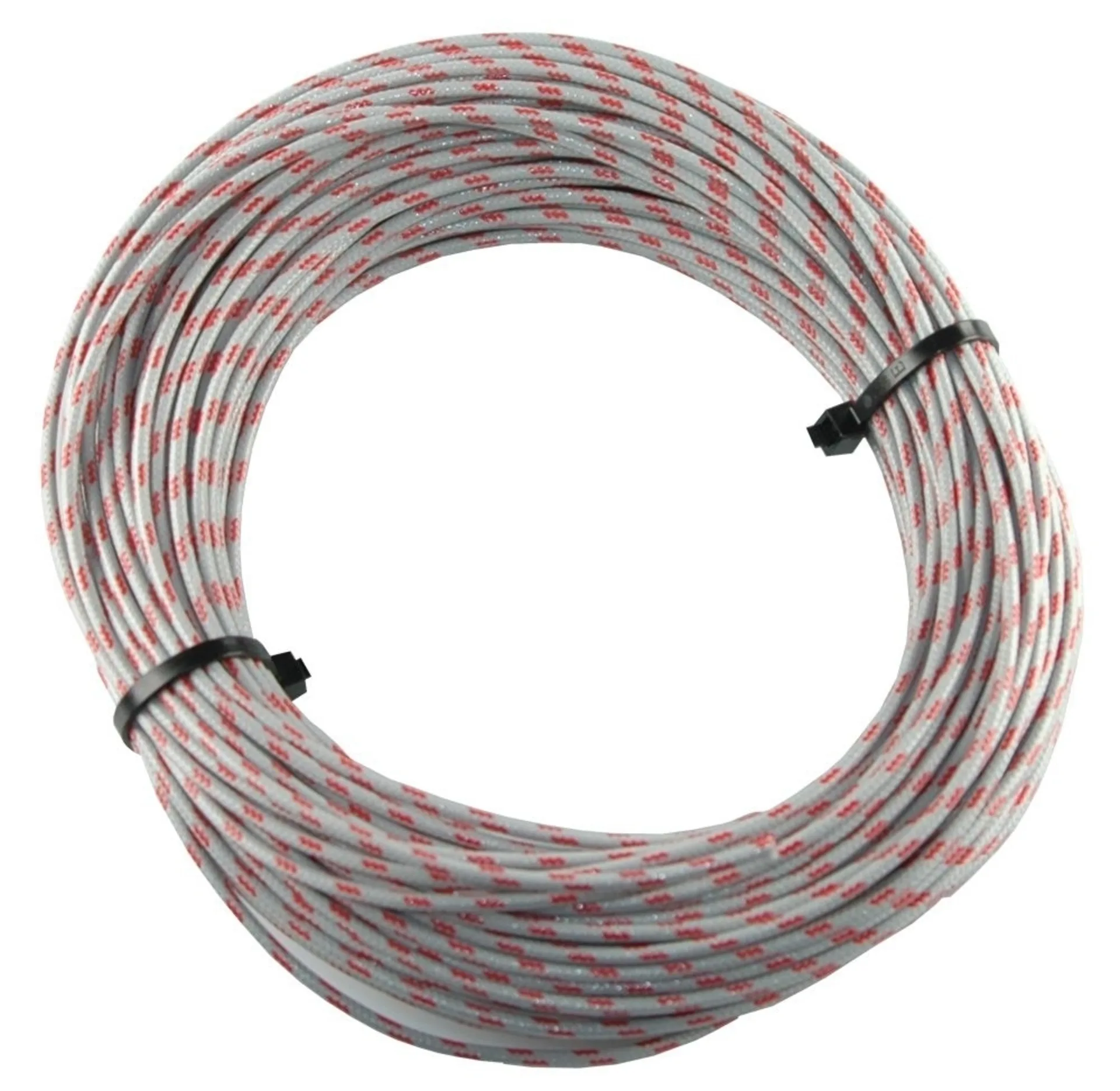 Textilumflochtene Kabel 1.5mm2 gr/rt