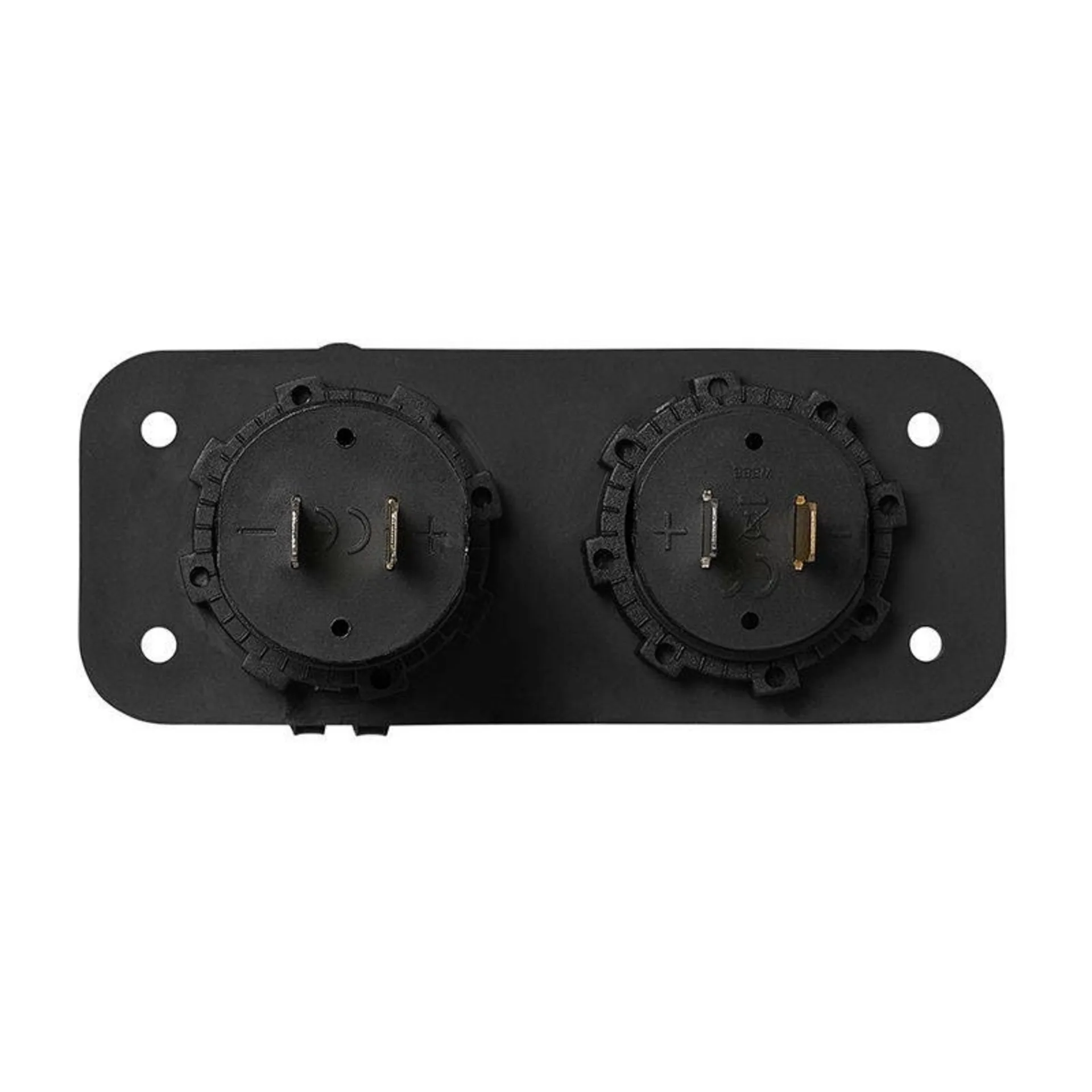 Kit d'installation ProPlus voltmètre 30 V et double prise USB 2 fois 2100 mA