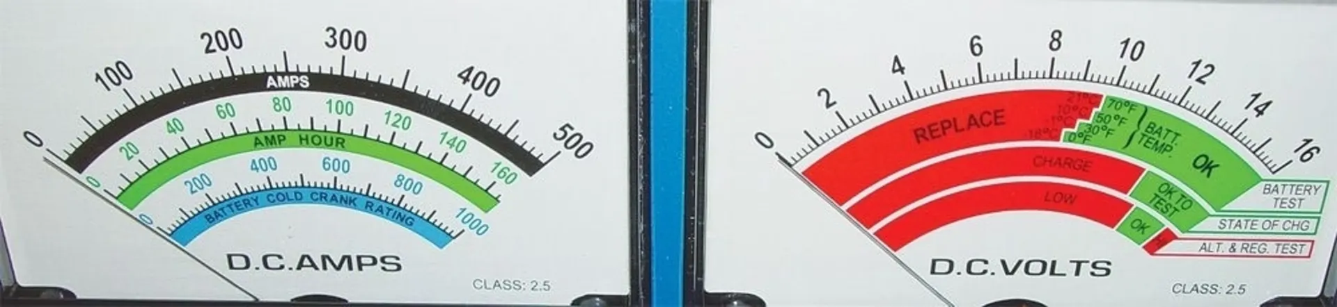 Analog Batterie-Tester 12V 500A
