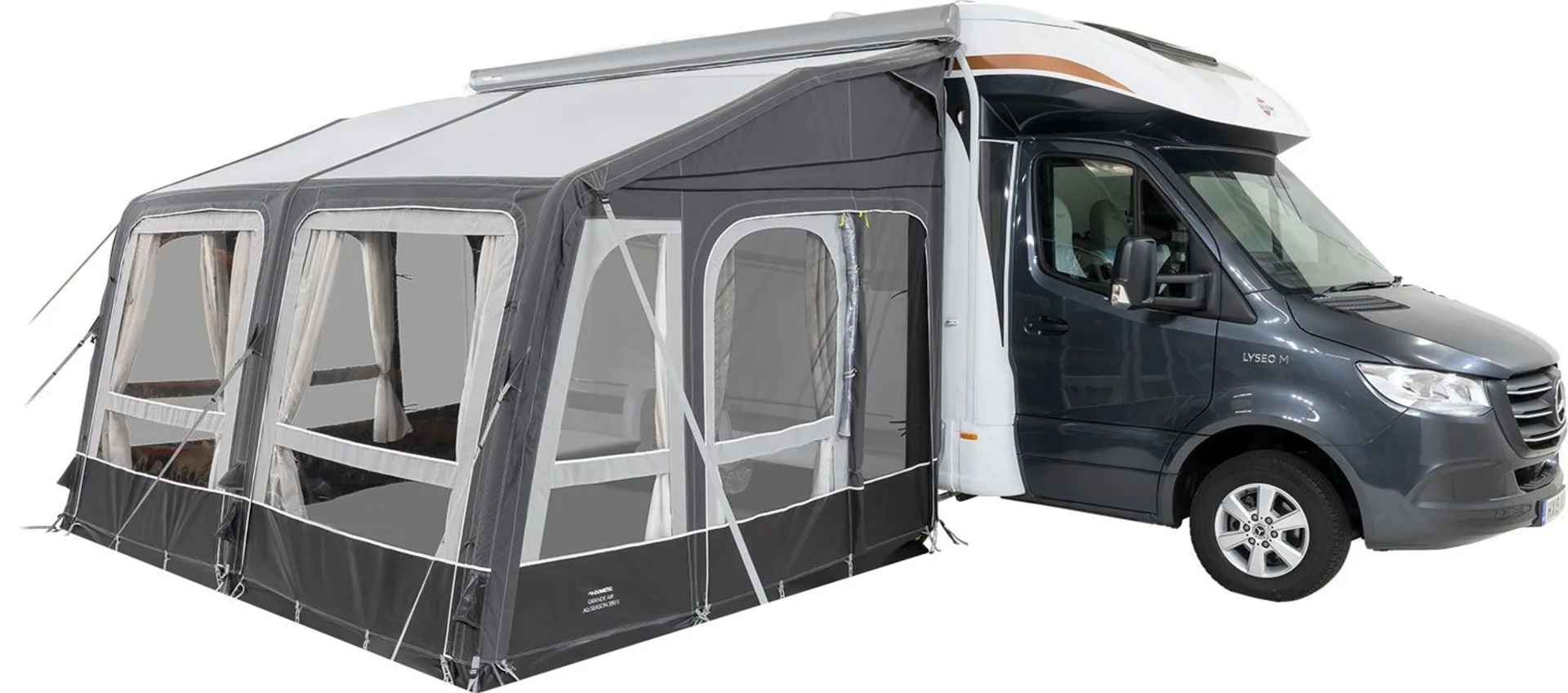 Dometic Grande Air All-Season 390 M Luftvorzelt für Reisemobil & Wohnwagen mit aufblasbarem Gestänge