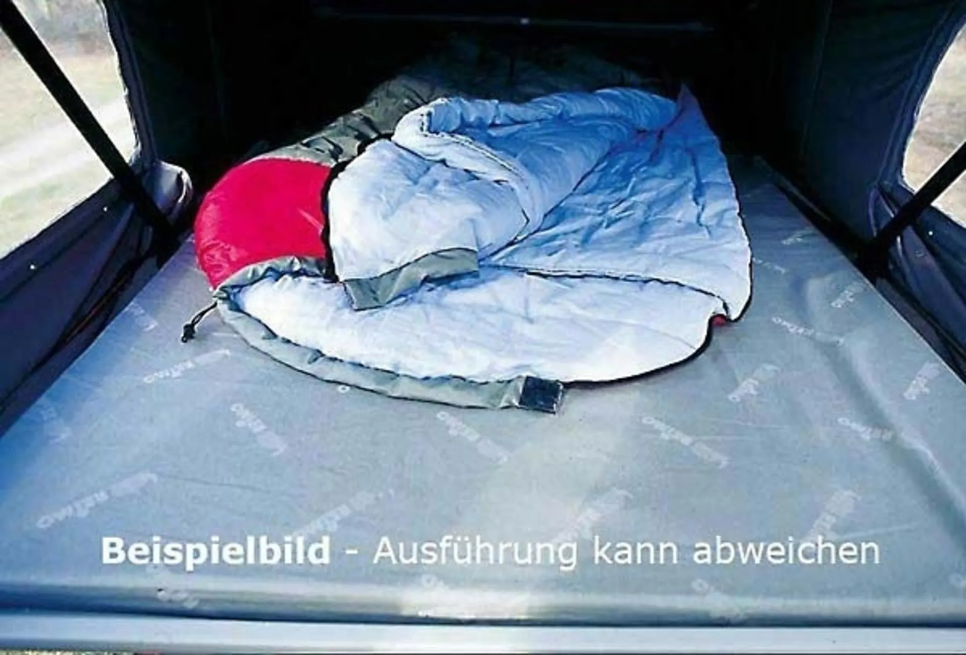 Schlafdachbett VWT4lR superflach hinten hoch hellg