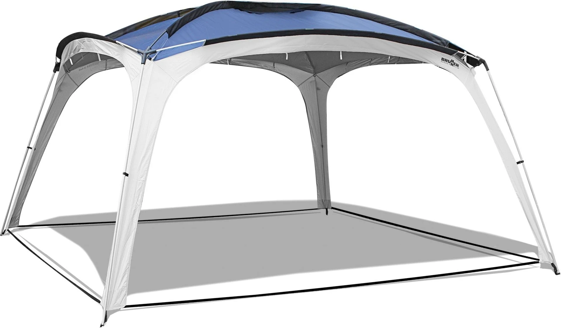 Brunner Medusa II Pavillon 400 x 400 cm blau