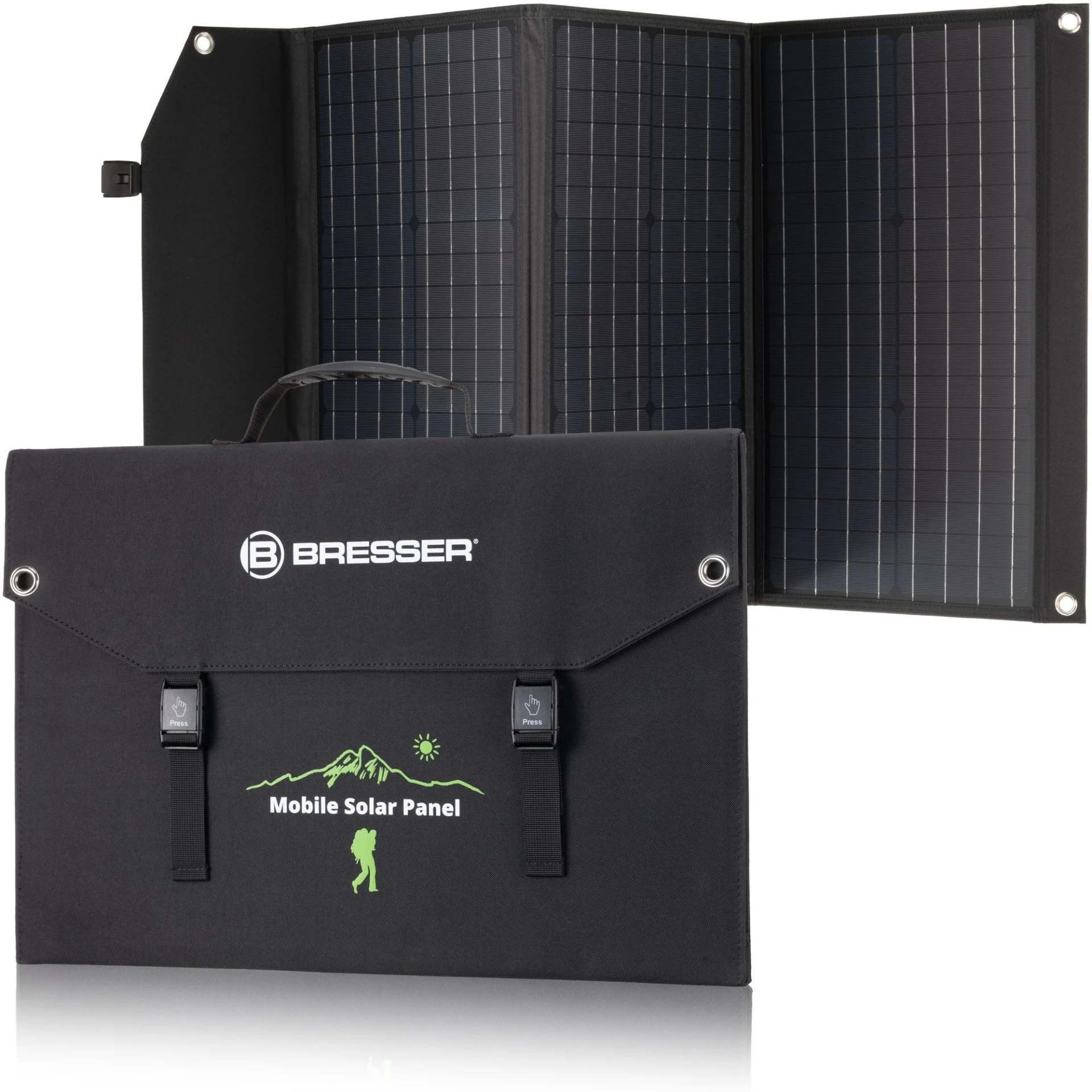 Panneau solaire portable Bresser 120 watts avec port USB