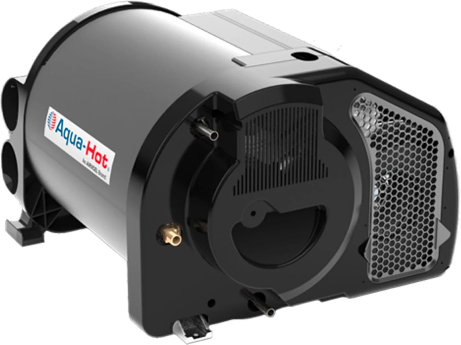 AQUA HOT Umluftheizsystem GEN1 Diesel mit 10 Liter Wassererhitzer 4 kW + Einbaukit für Umluftheizsystem GEN1 Diesel