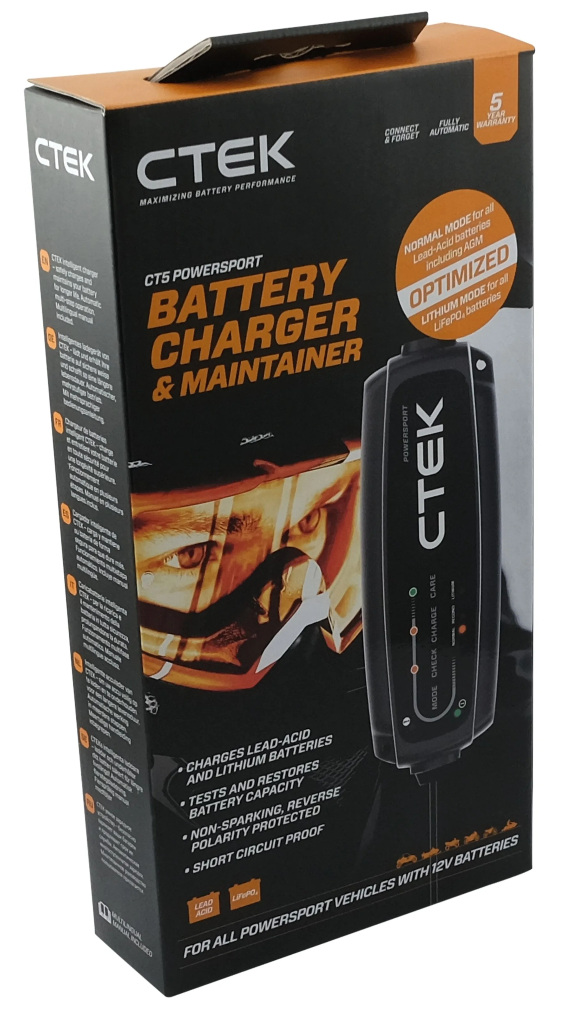 CTEK - Batterieladegerät 12 V 2.3 A Powersport 168 x 65 x 38 mm, CTEK - Batterieladegerät 12 V 2.3 A Powersport 168 x 65 x 38 mm,