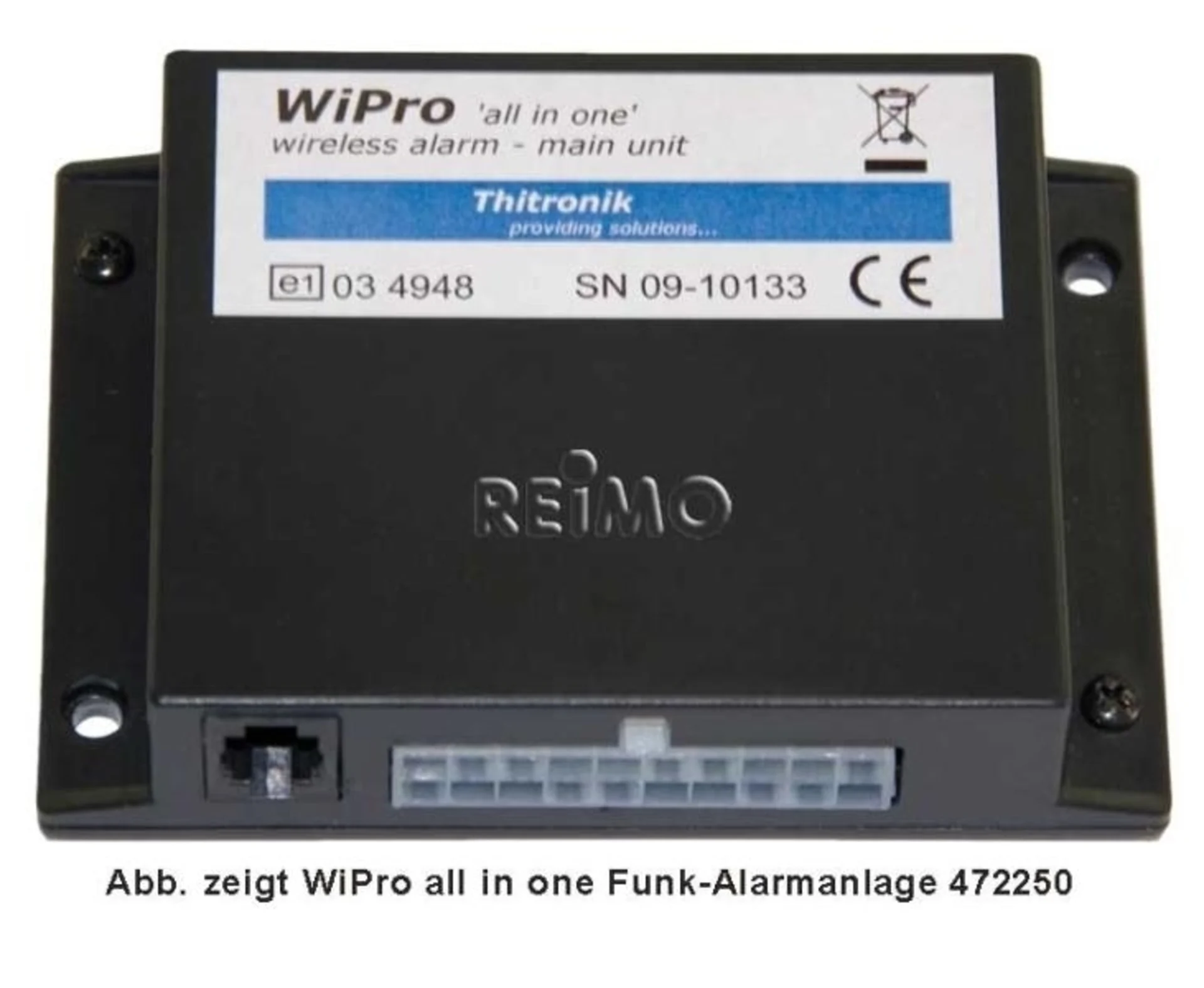 Alarme radio WiPro tout en un pour Iveco Daily à partir de 2006 avec contacts magnétiques radio codés de sécurité Alarme radio WiPro tout en un pour Iveco Daily à partir de 2006 avec contacts magnétiques radio codés de sécurité
