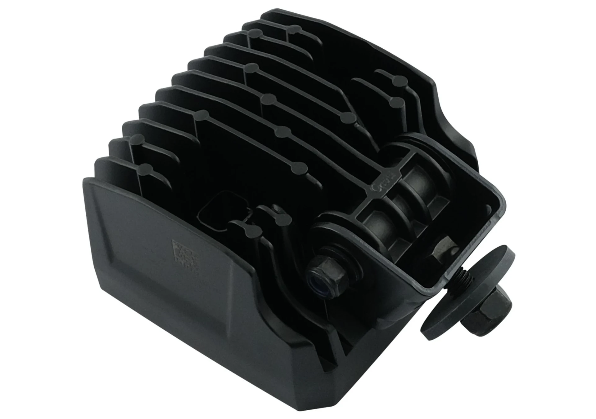 Grands projecteurs de travail LED 12/24 V (allemand) 110 x 110 mm, 4 800 lumens, IP69K, faisceau large