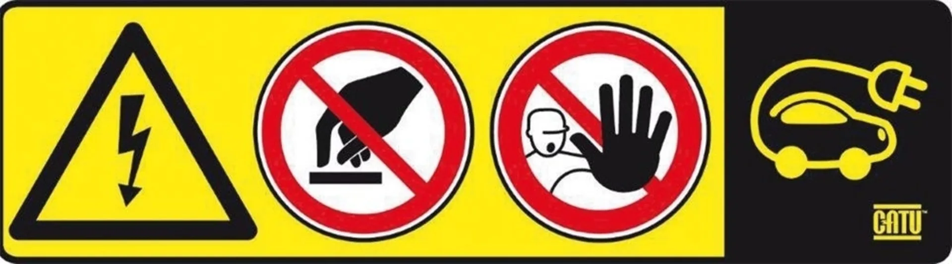 Hinweisschild Kunststoff