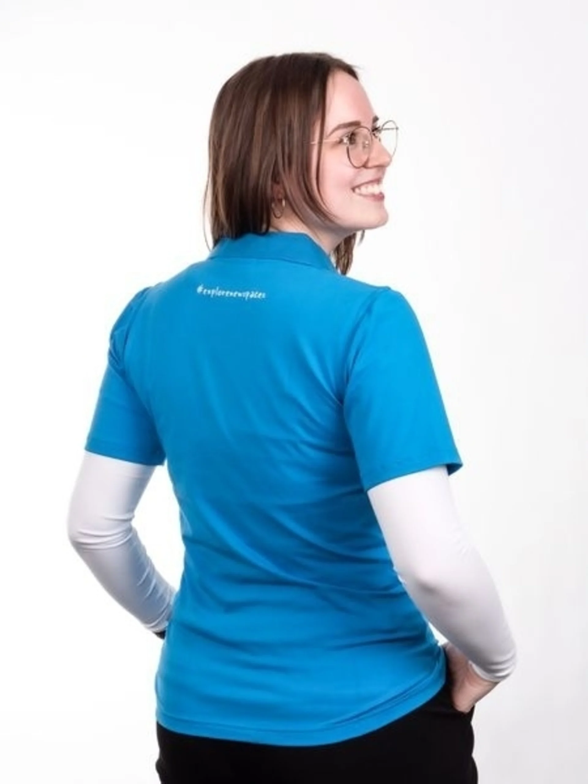 Polo SunLiving pour femme en bleu, taille S