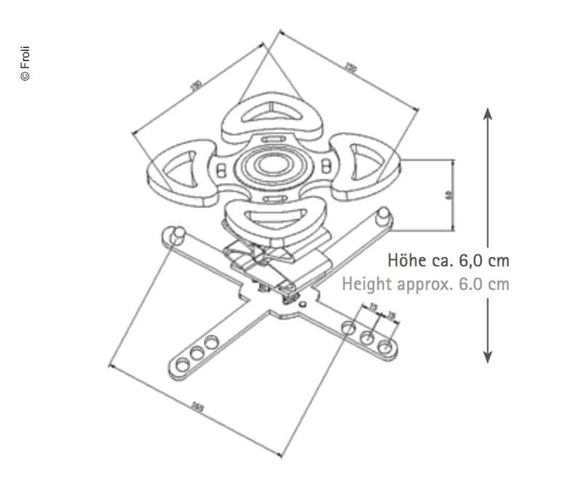 Froli Schlafsystem Zona Grundpaket für Bettgrösse 70/80 x 200 cm