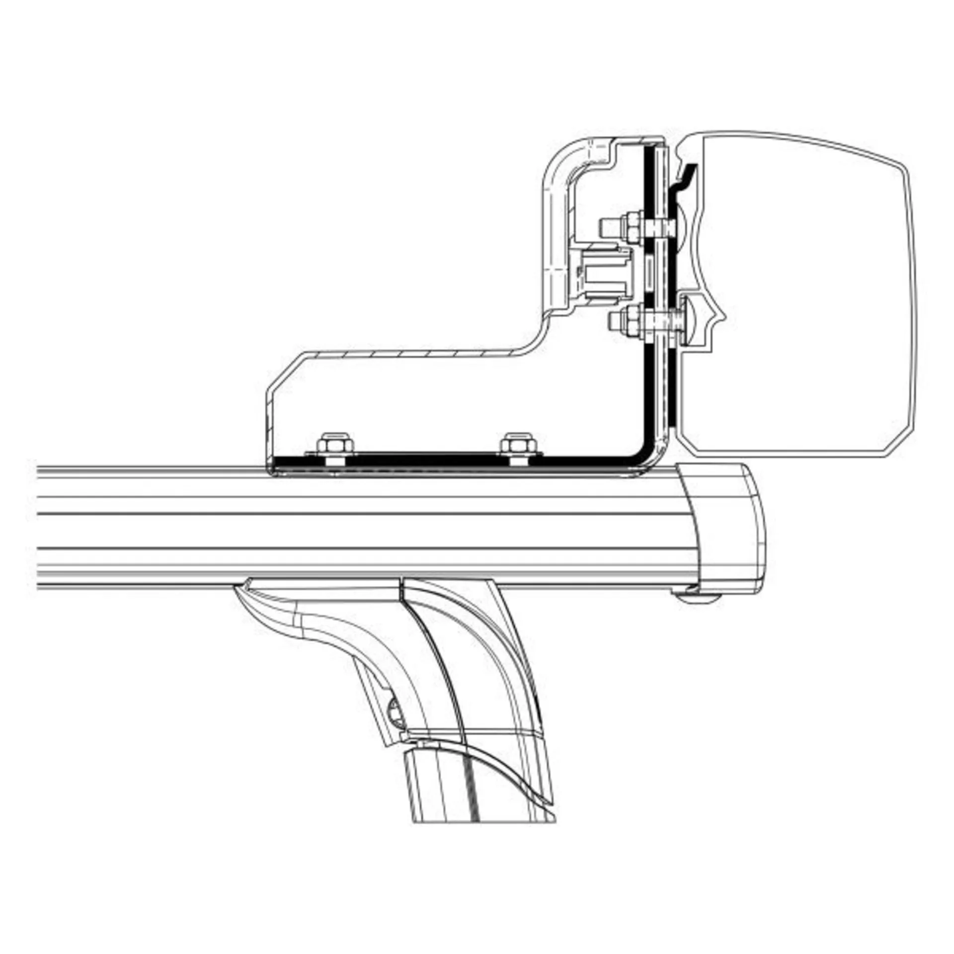 ADAPTATEUR T 3200 ROOF RACK