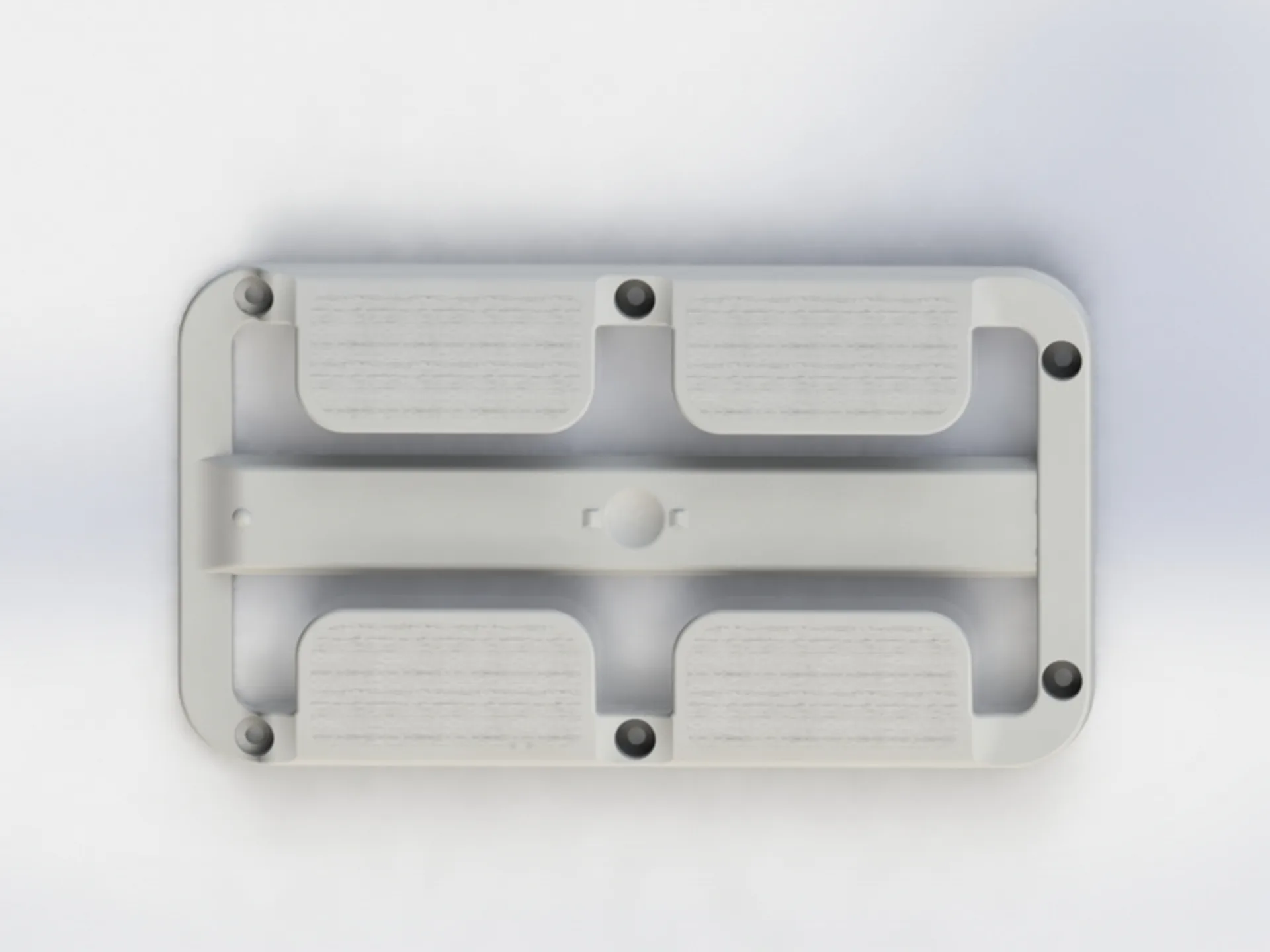 Support pour verres à pied, set de 2, gris clair, pour 2-3 verres