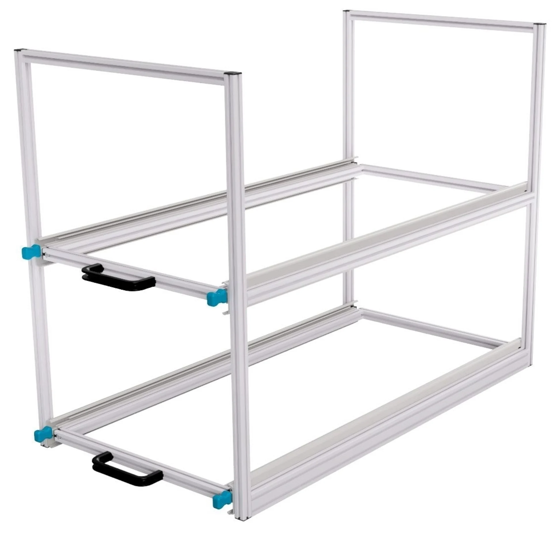 SYS-Rack Kastenwagen Heckauszug Regal-System 94 x 49 x 70 cm