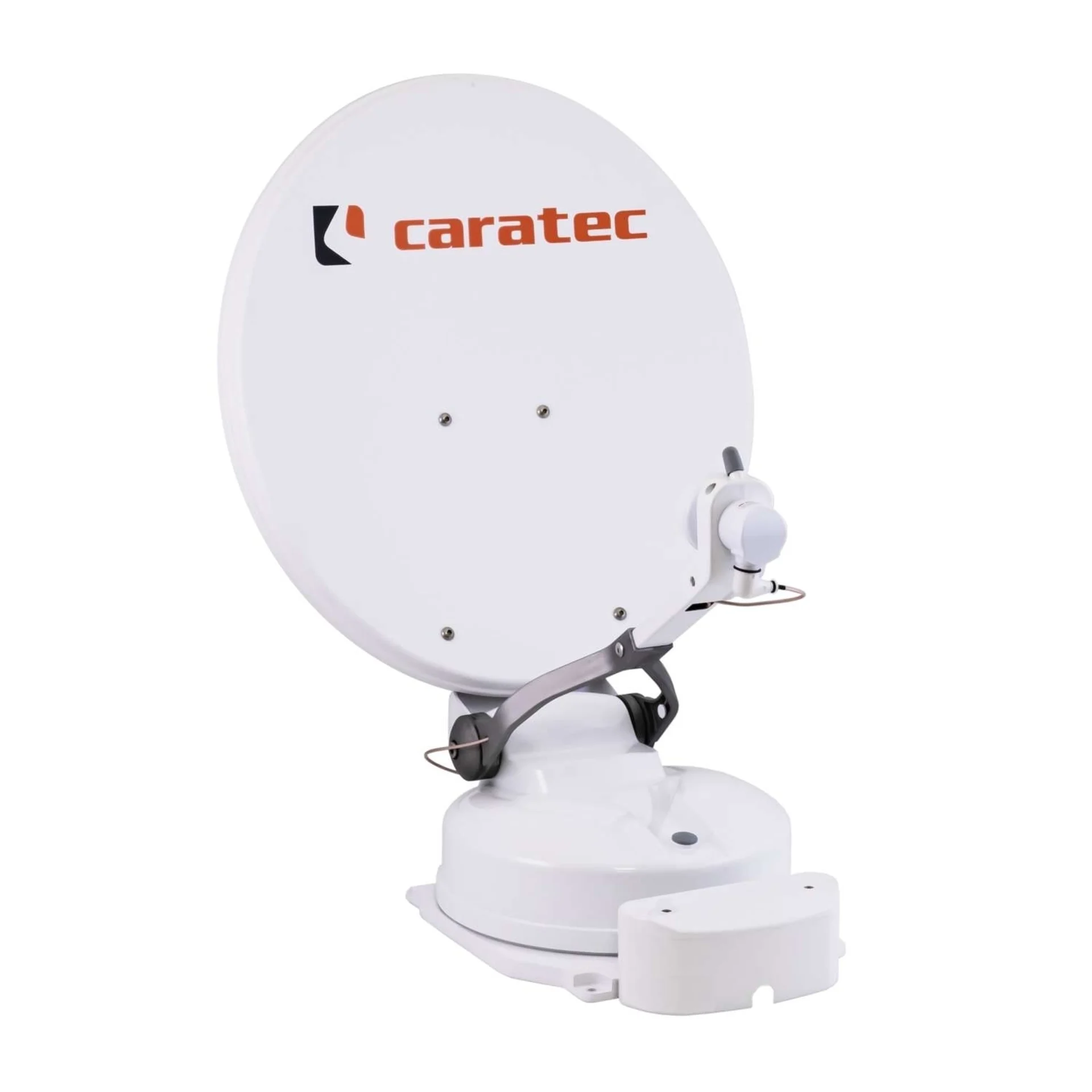 Caratec Smart D antenne satellite CASAT500S Twin LNB ready 50 cm blanc