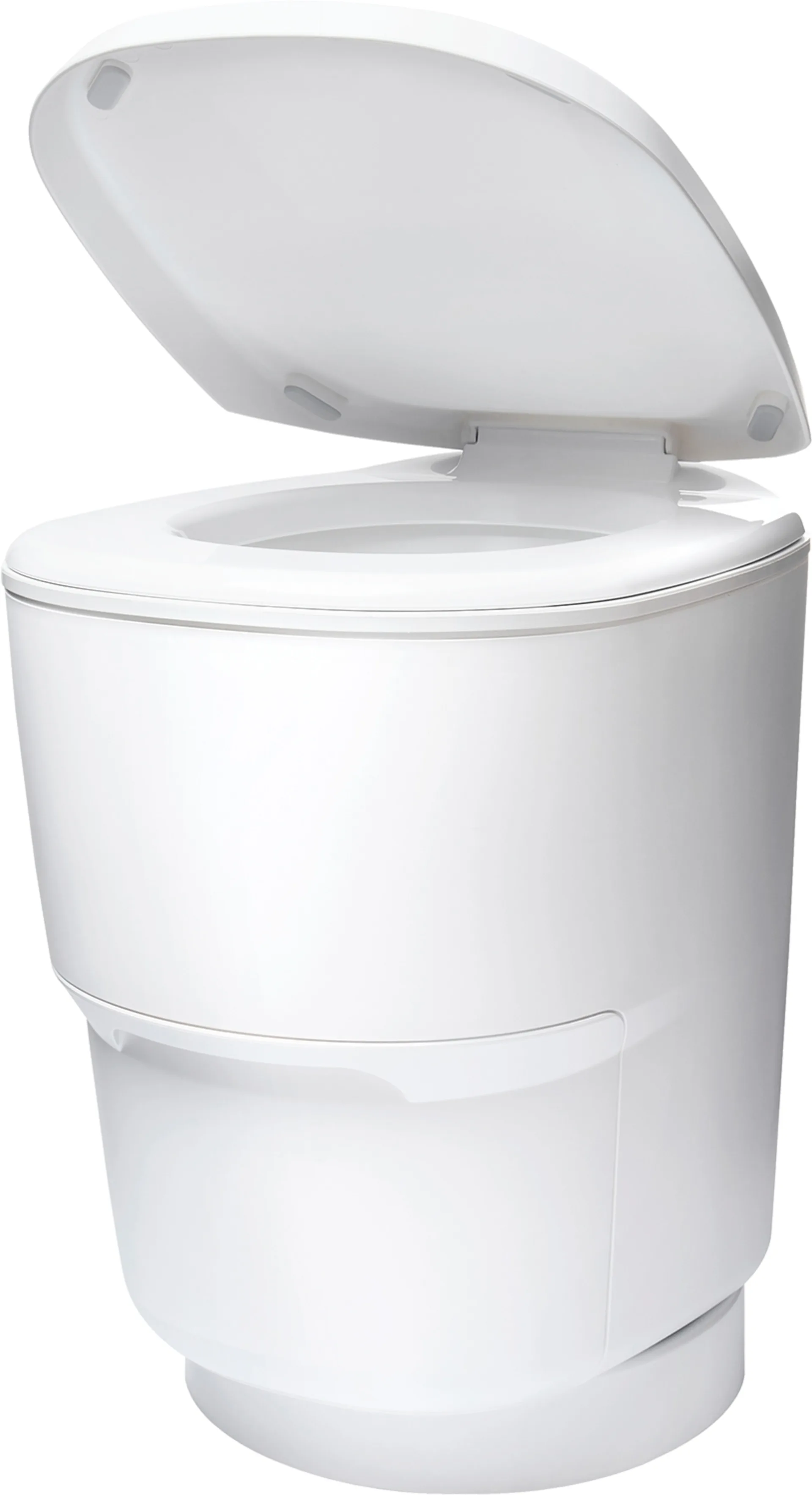 Clesana Toilette C1 avec socle rond Toilette à poche Toilette sèche 12 V