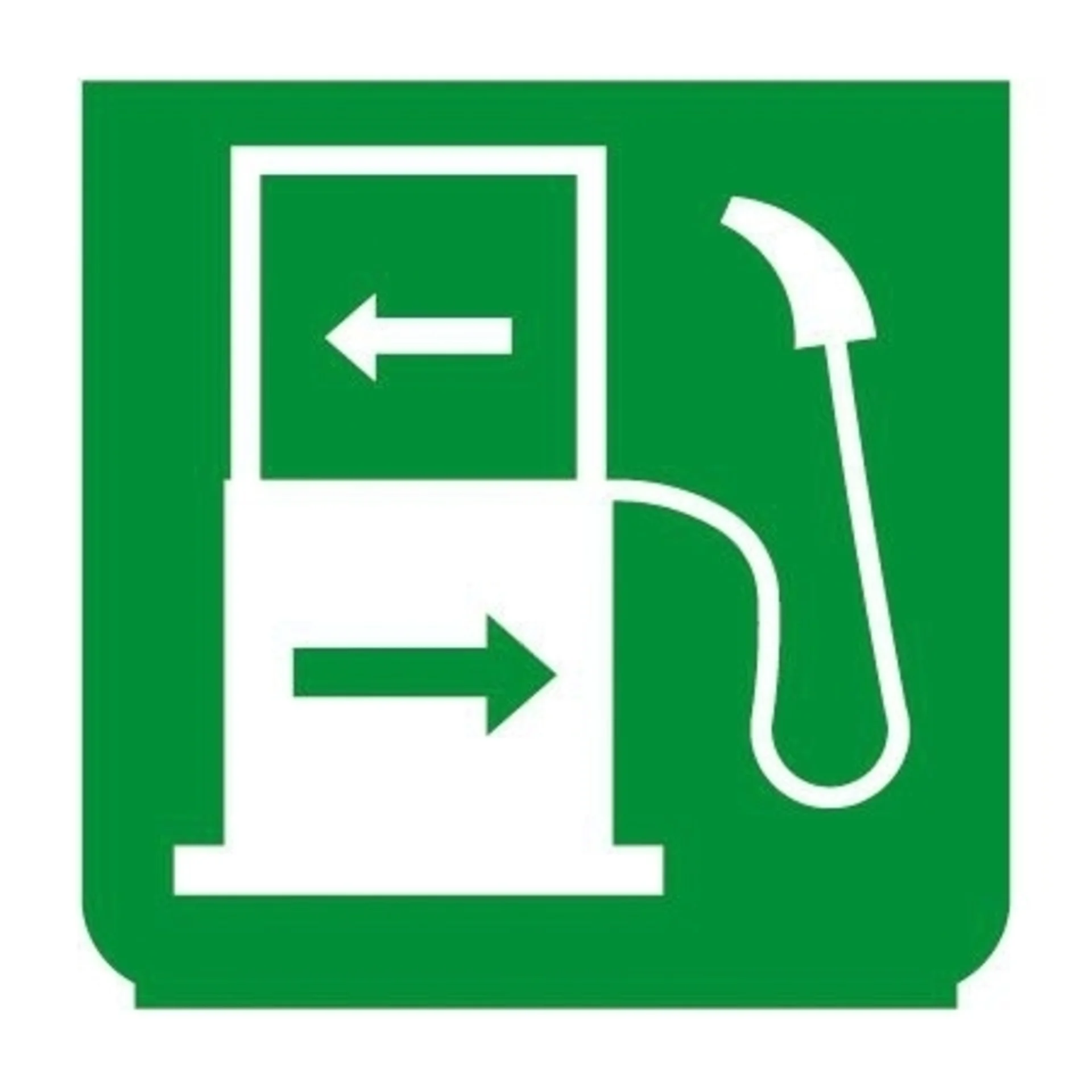 Emblème - réservoir d'essence - changeur vert