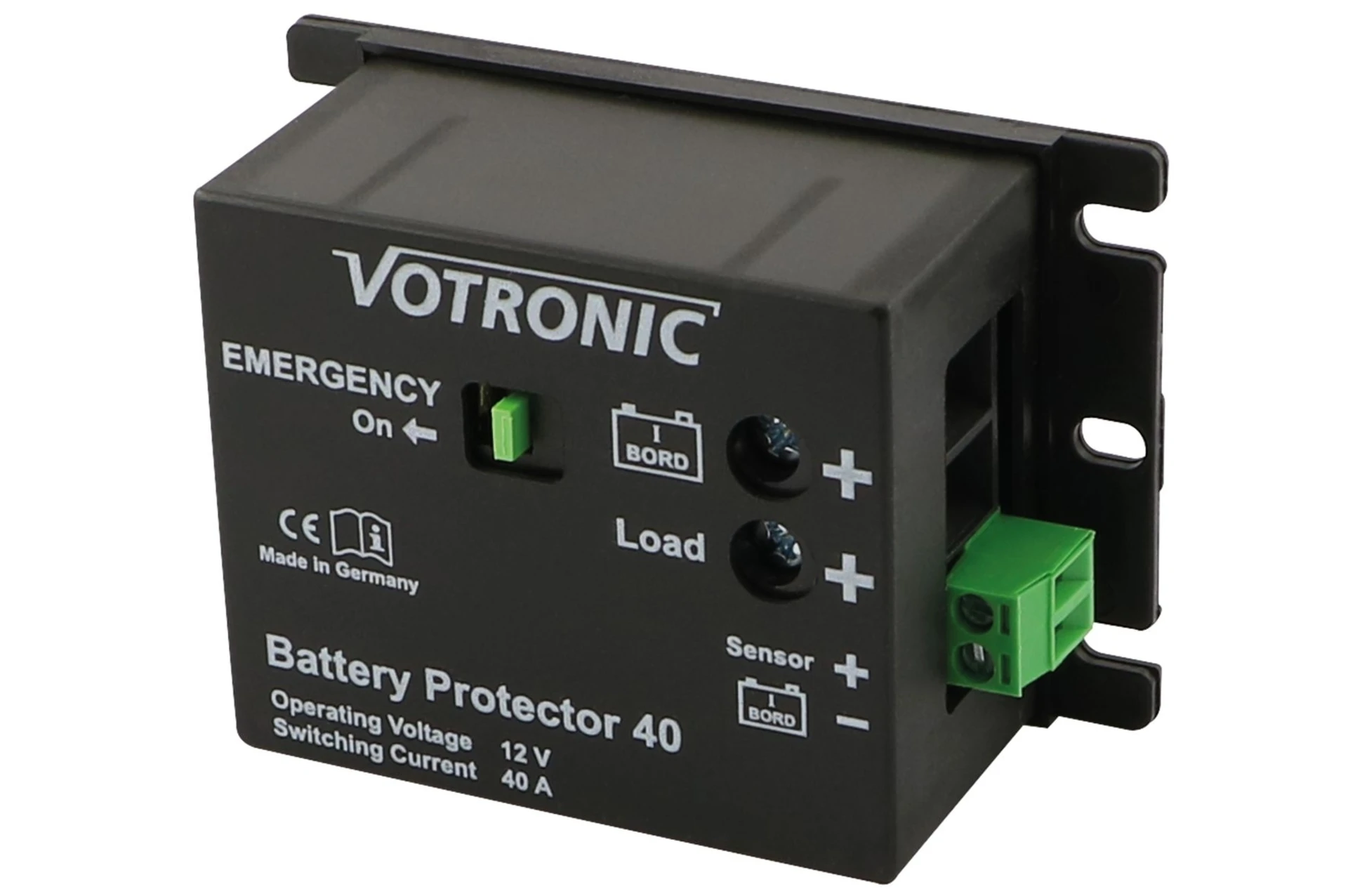 Batteriewächter 40 Ampere mit Akku-Überwachung für 12 Volt Systeme